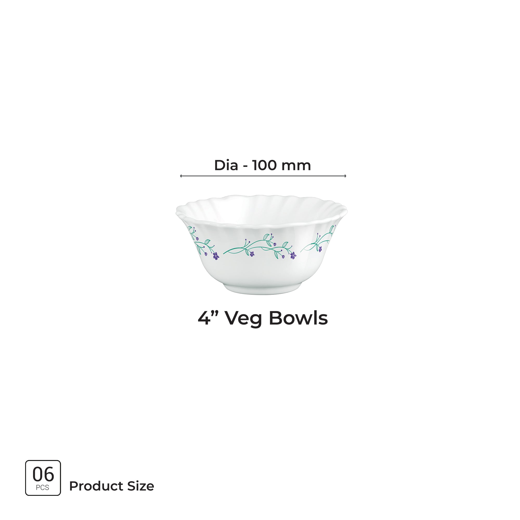 Aurelia Collection 6 Pcs Bowl Set - MUREL