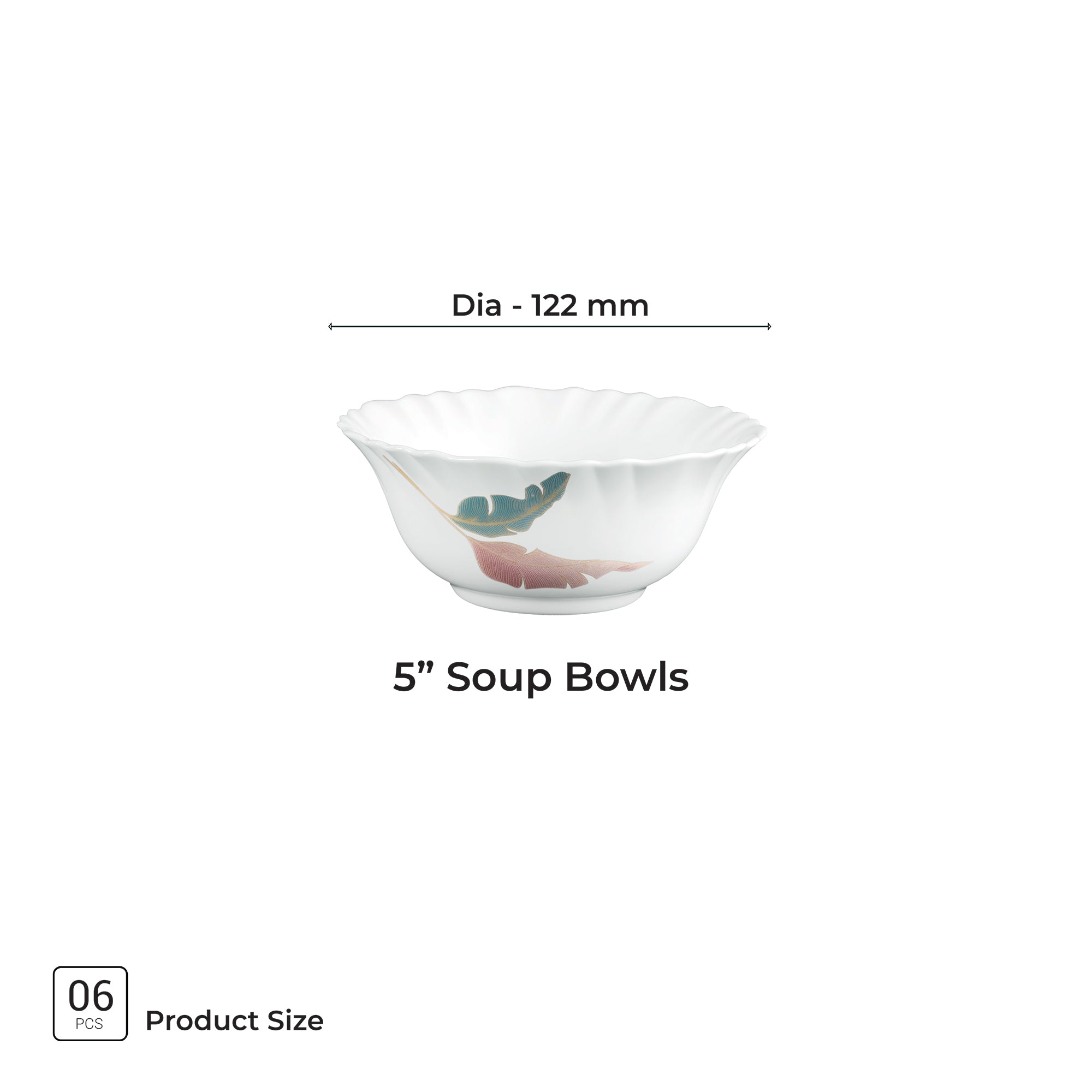 Aurelia Collection 6 Pcs Bowl Set - PALMA