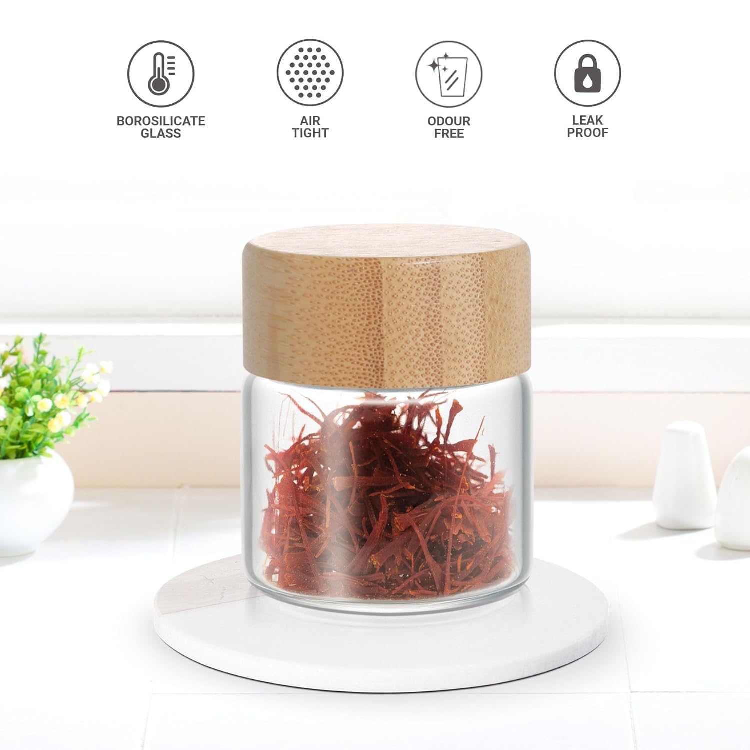 Boroslicate Mini Glass Jar