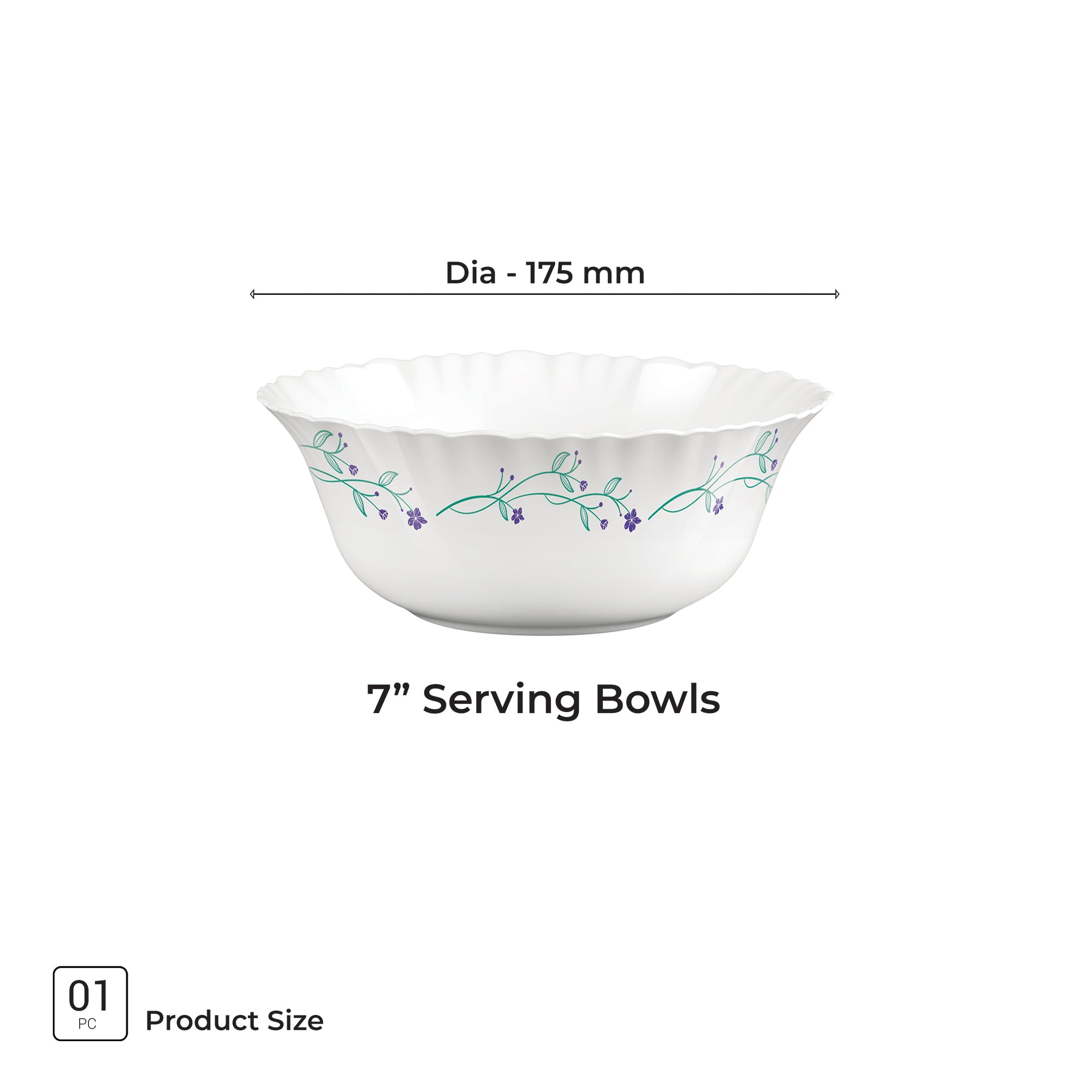 Aurelia Collection Serving Bowl 1 Pc - MUREL