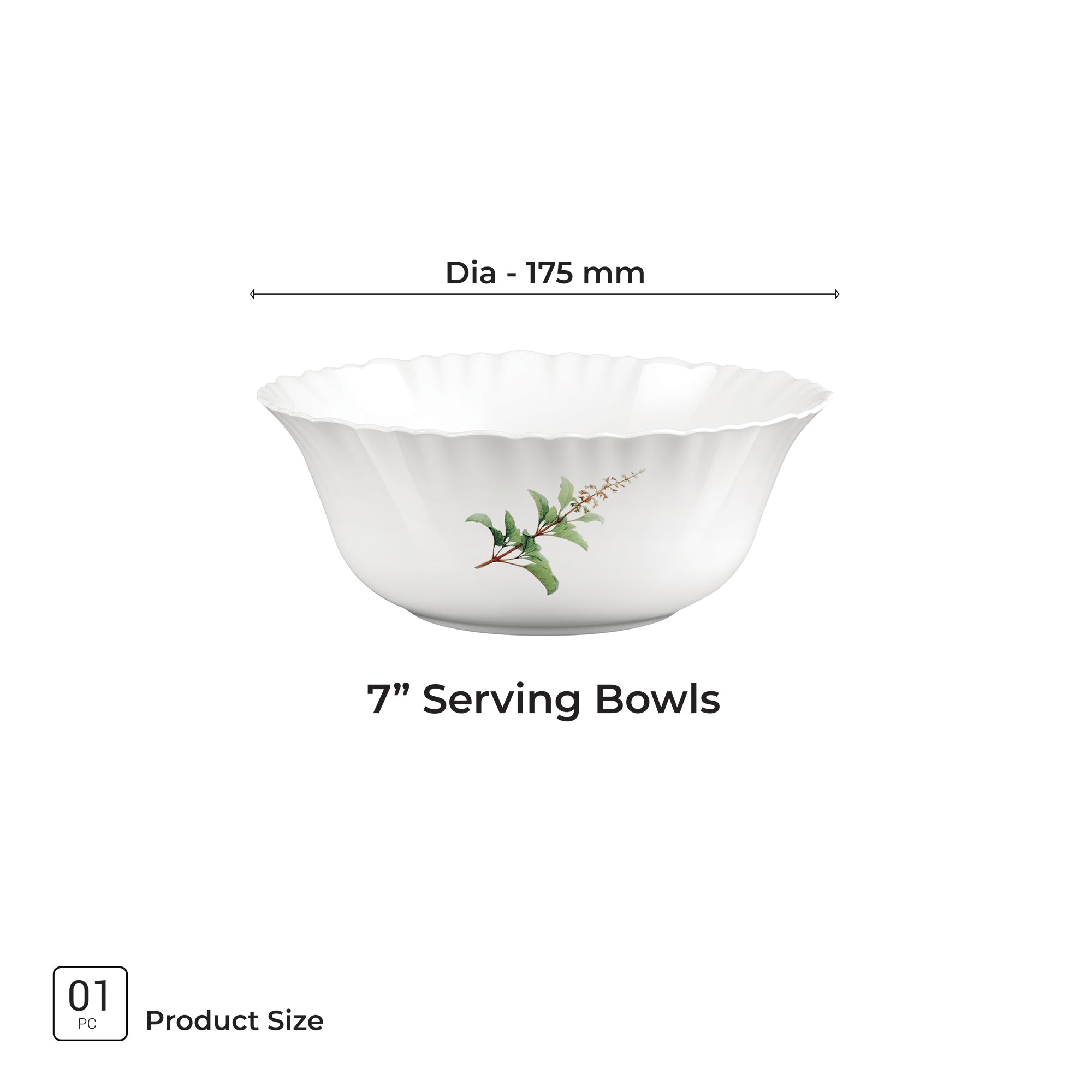 Aurelia Collection Serving Bowl 1 Pc - SAVIRA