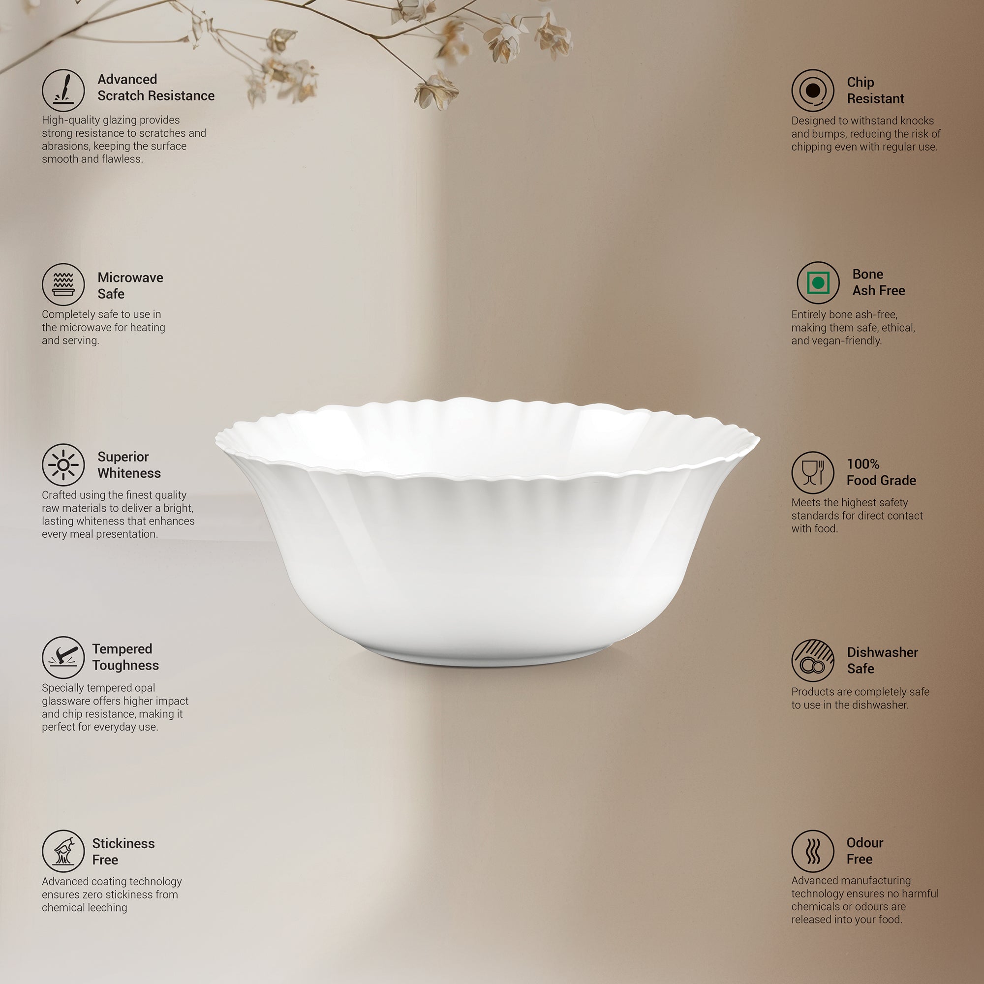 Aurelia Collection Serving Bowl 1 Pc - SELENE