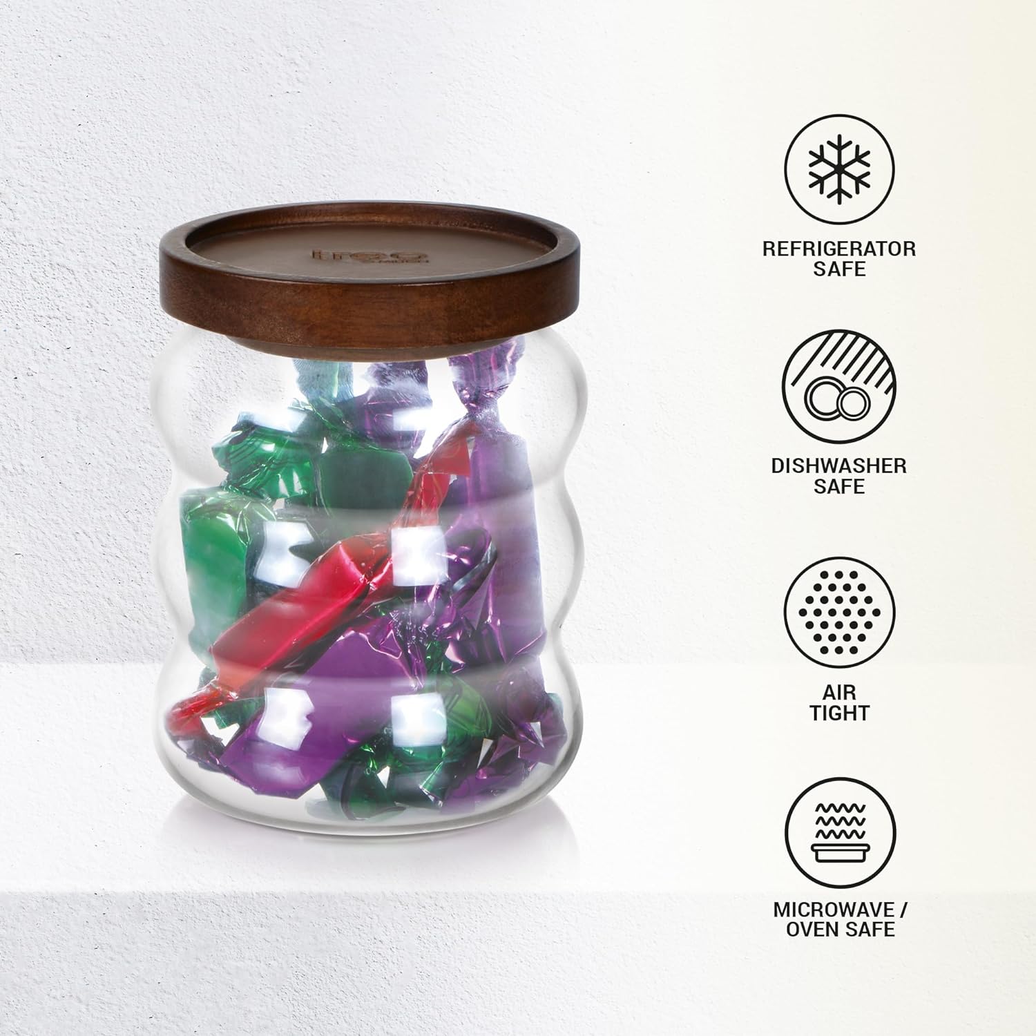 Belly Glass Jar Features