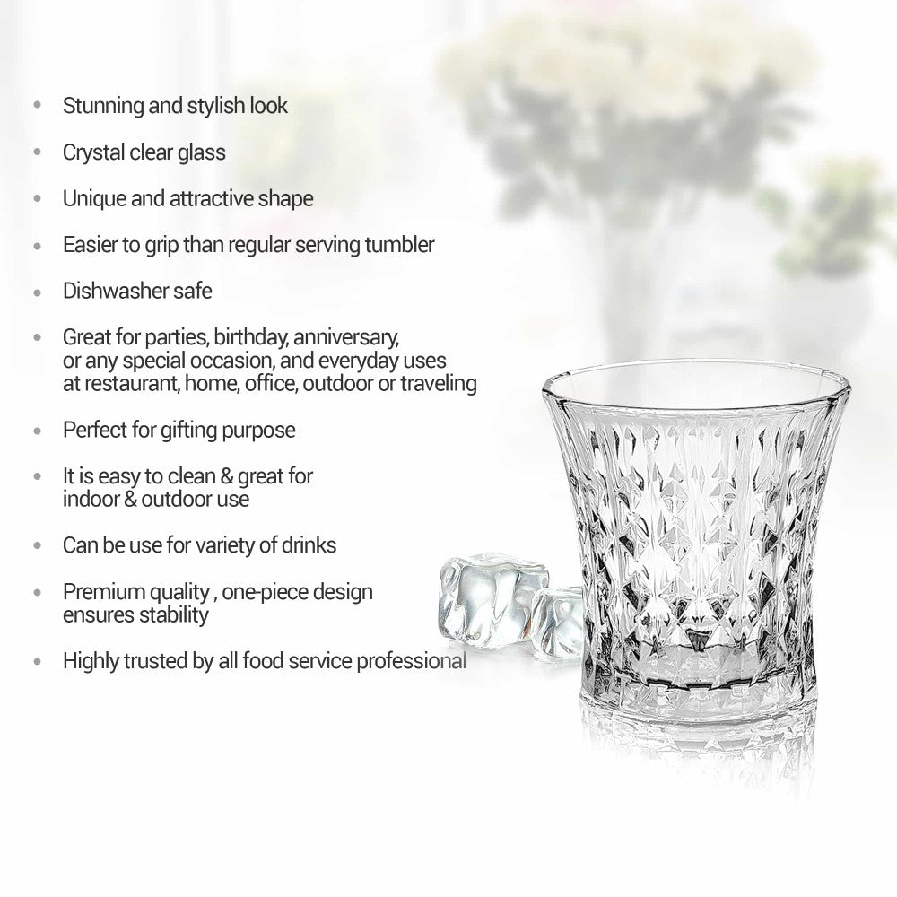 Bell Quartz Whiskey Tumbler Features