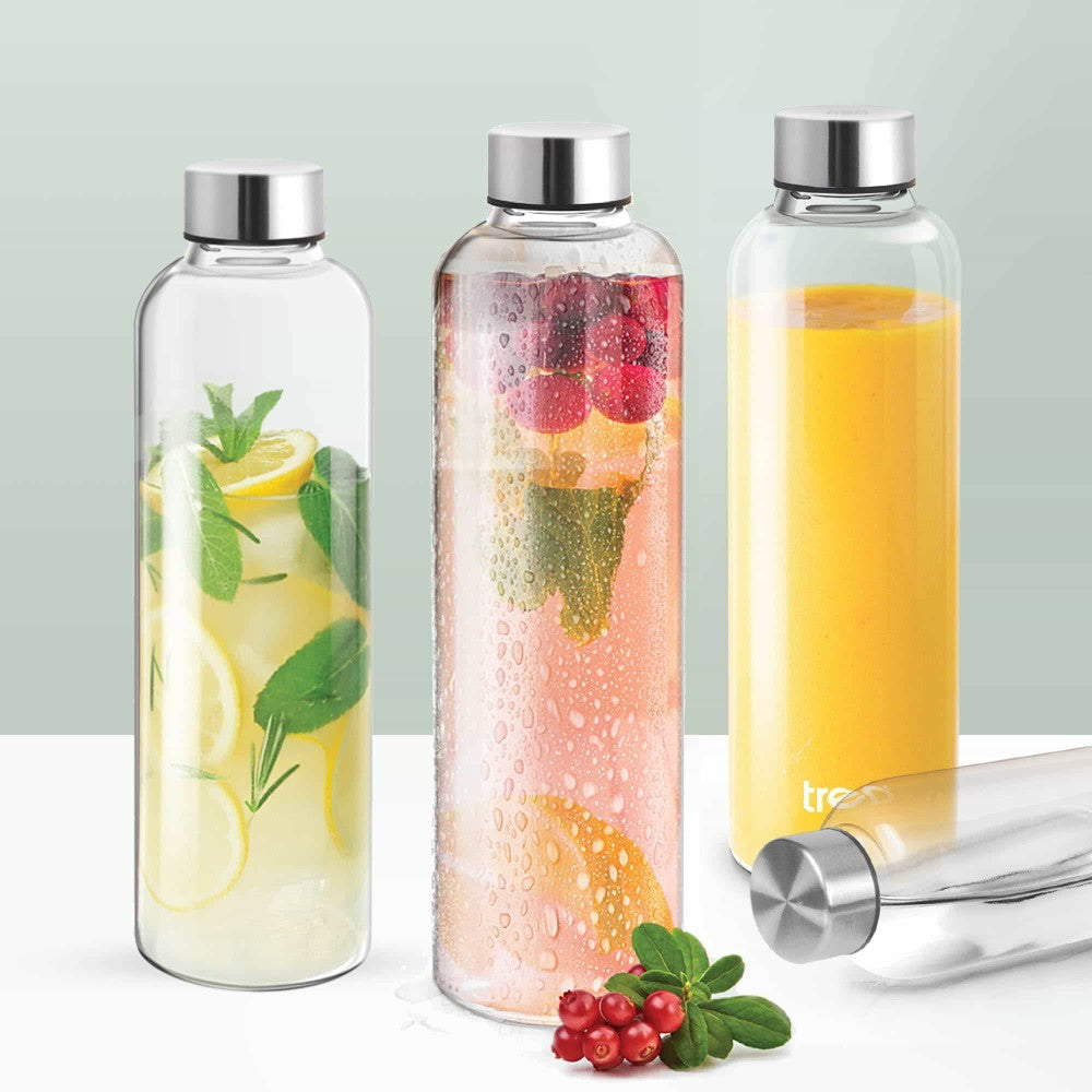 Clarion Borosilicate Glass Water Bottle
