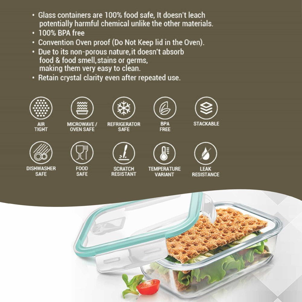 Clip Fresh Rectangular Container Features