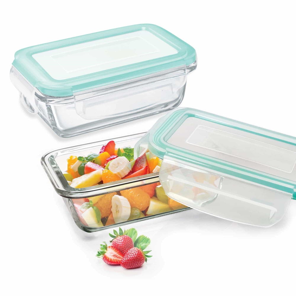 Hi Borosilicate Clip Fresh Rectangular Container (Treo by Milton)