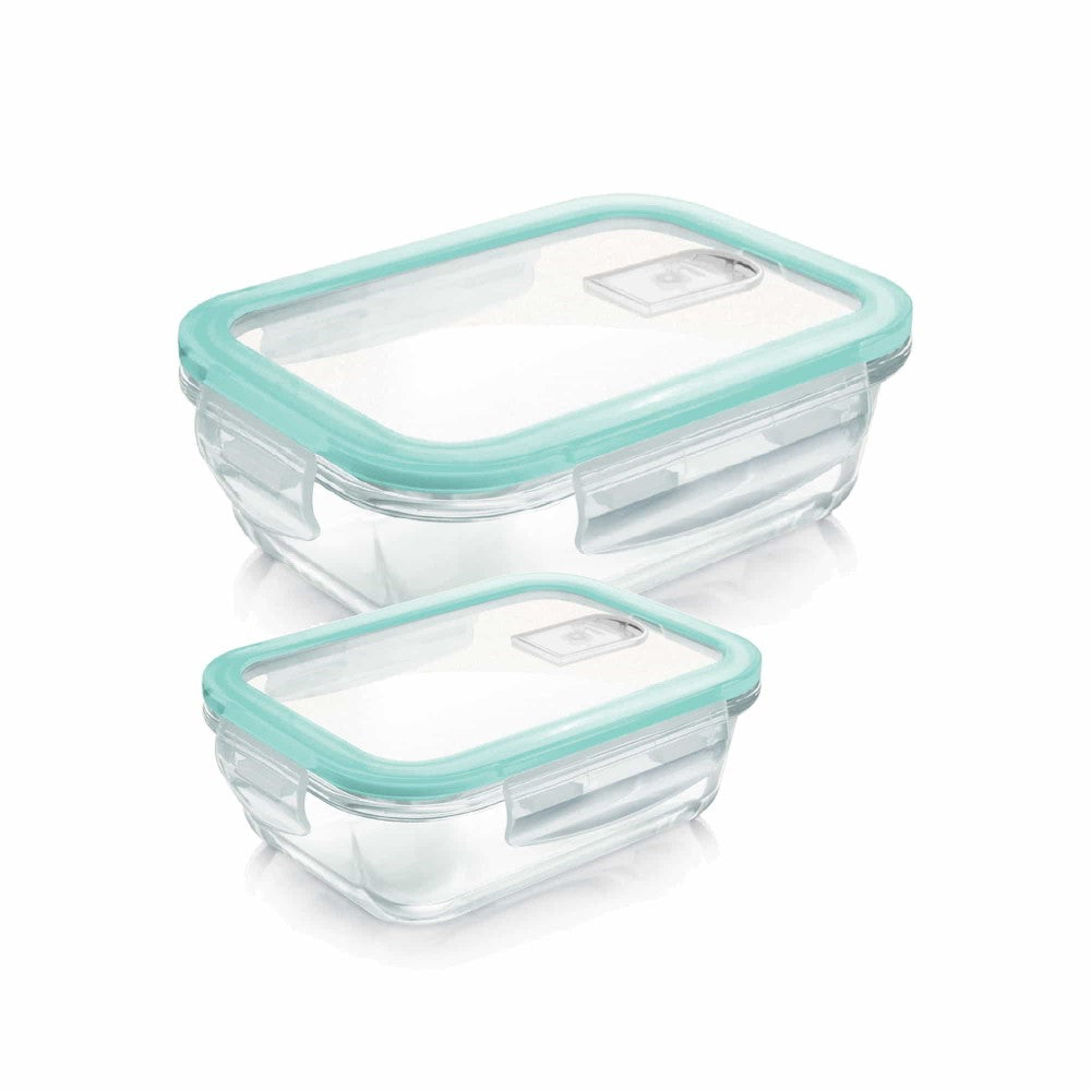 Hi Borosilicate Clip Fresh Rectangular Container (Treo by Milton)