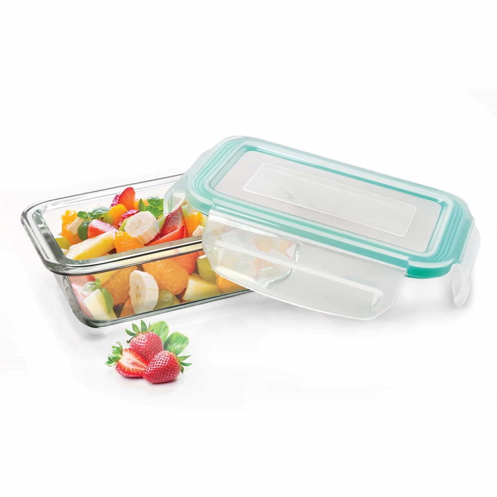 Hi Borosilicate Clip Fresh Rectangular Container Treo by Milton