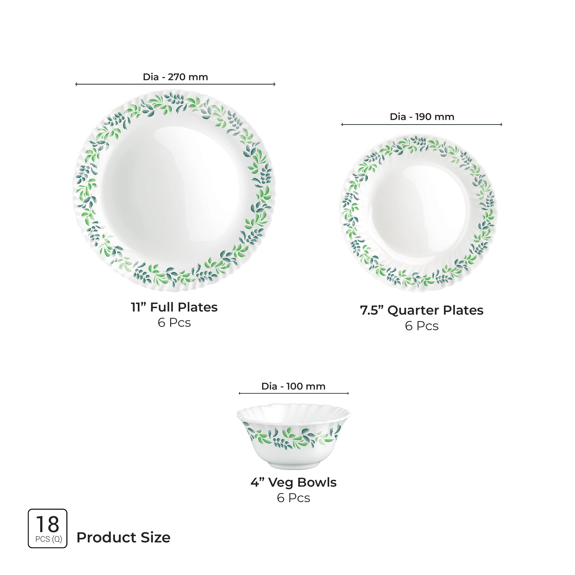 Aurelia Collection Dinner Set - VERDINIA