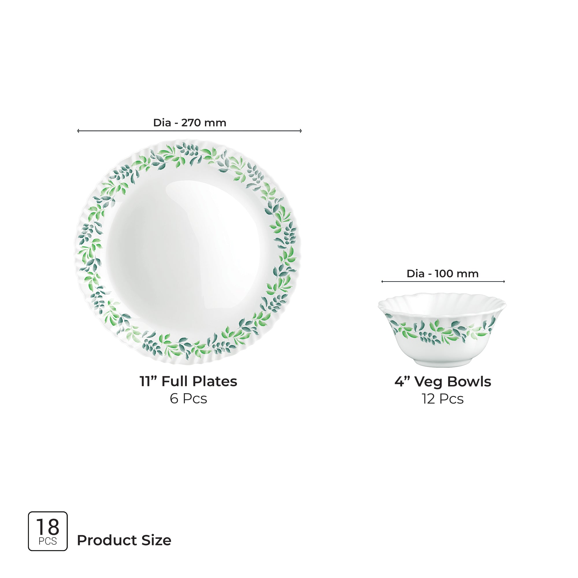 Aurelia Collection Dinner Set - VERDINIA
