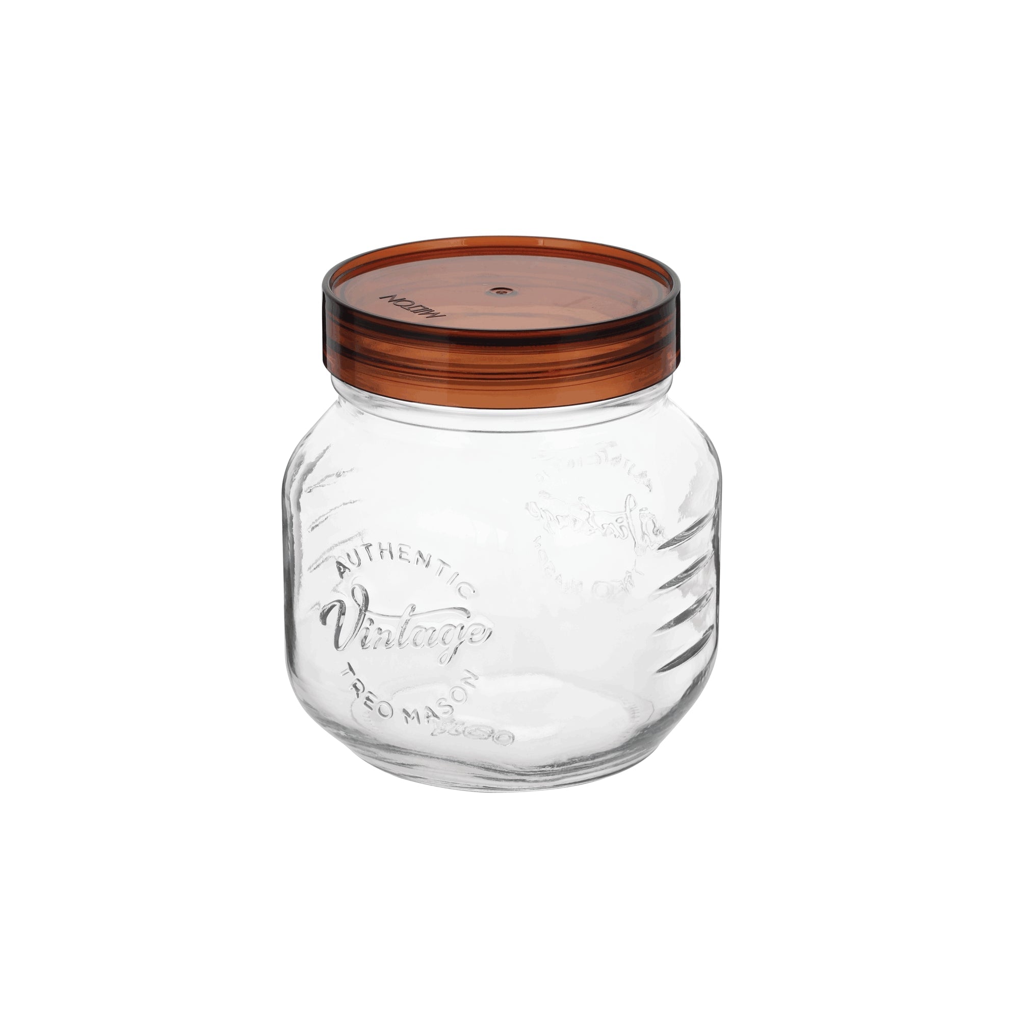 Vintage Glass Jar with Lid