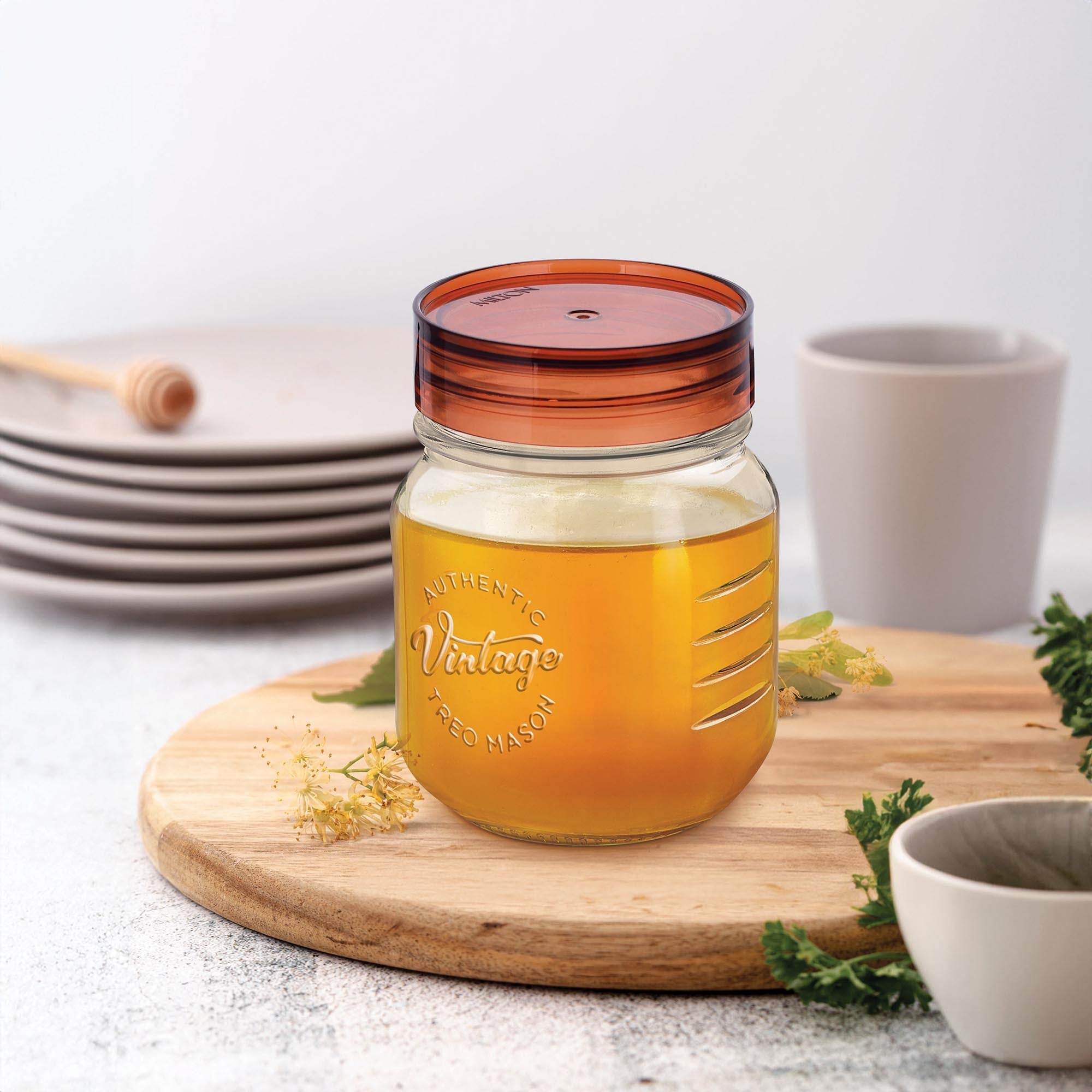 Vintage Glass Jar With Lid (Treo by Milton)