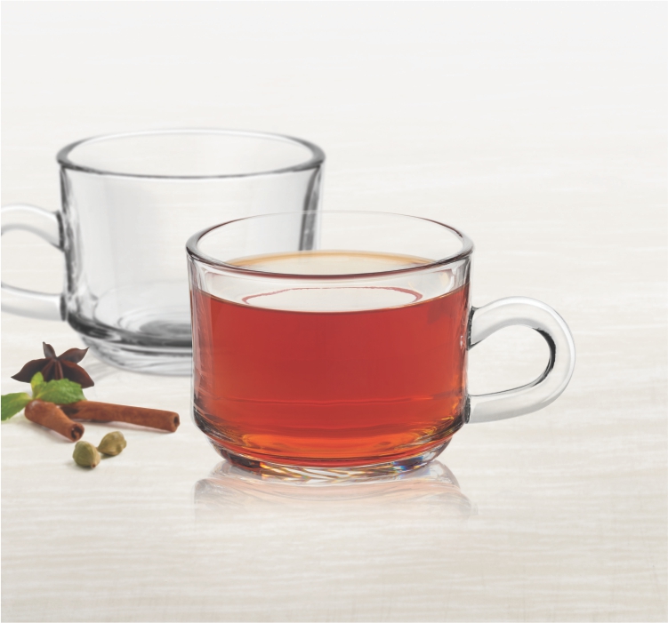 Buy Siesta Elect Tea Cup 156ML, Set of 6 Online - Treo by Milton