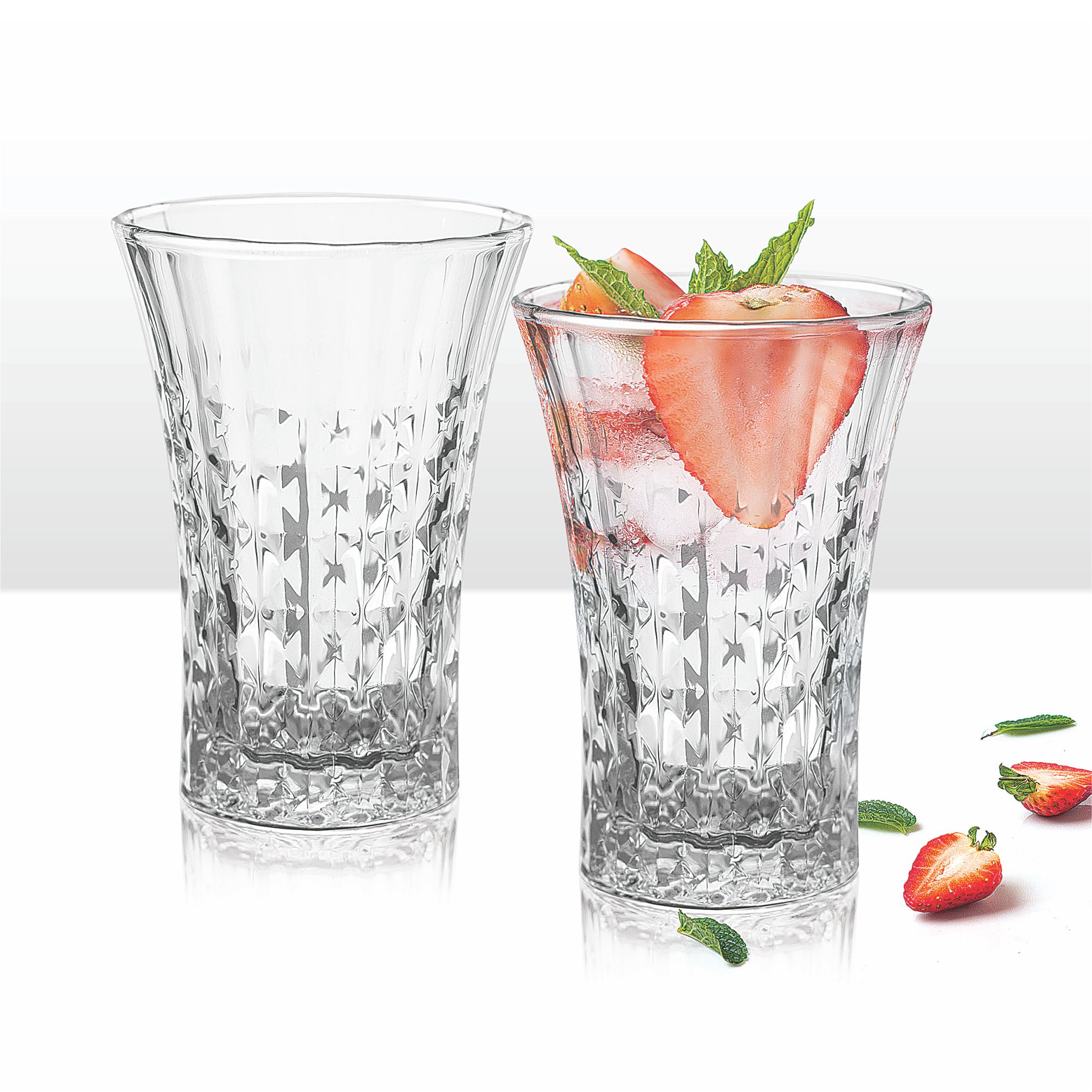 Treo Bell Quartz Water Glass Tumbler