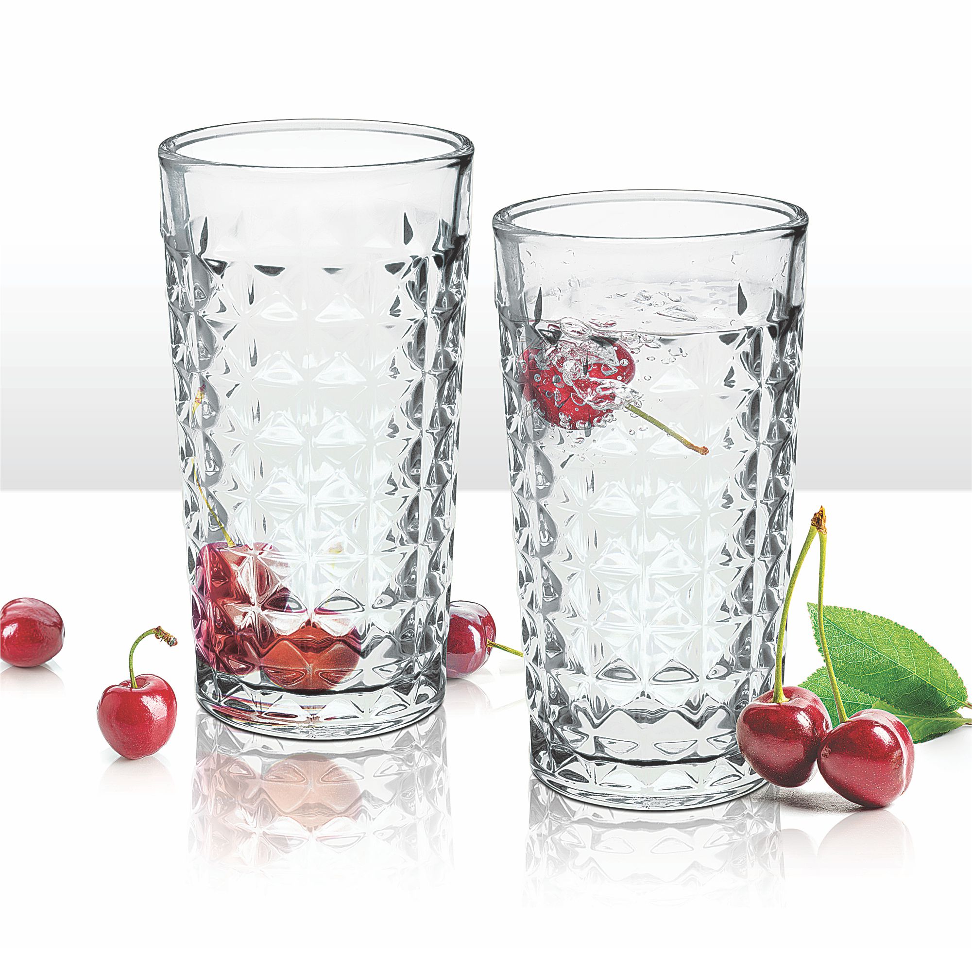 Treo Knitts Cool Water Glass Tumbler