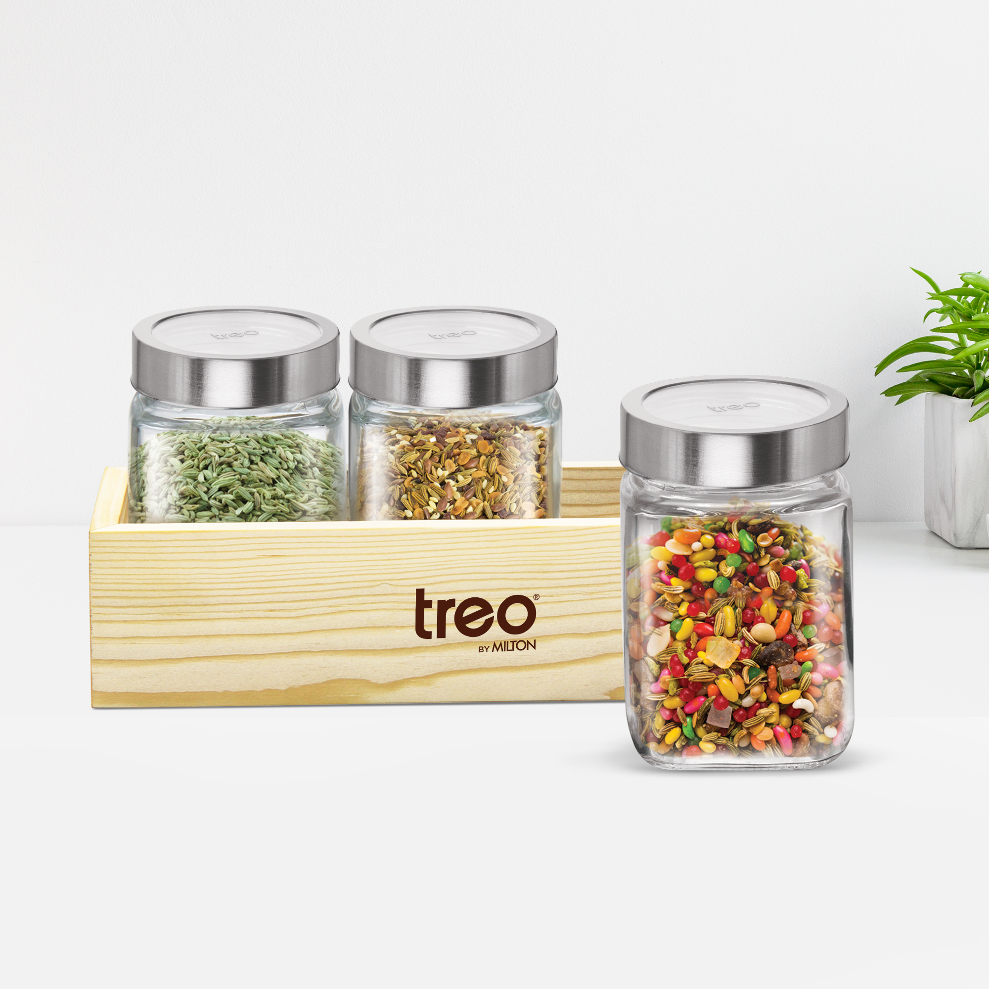 Treo Cuwood Spice Jar Set