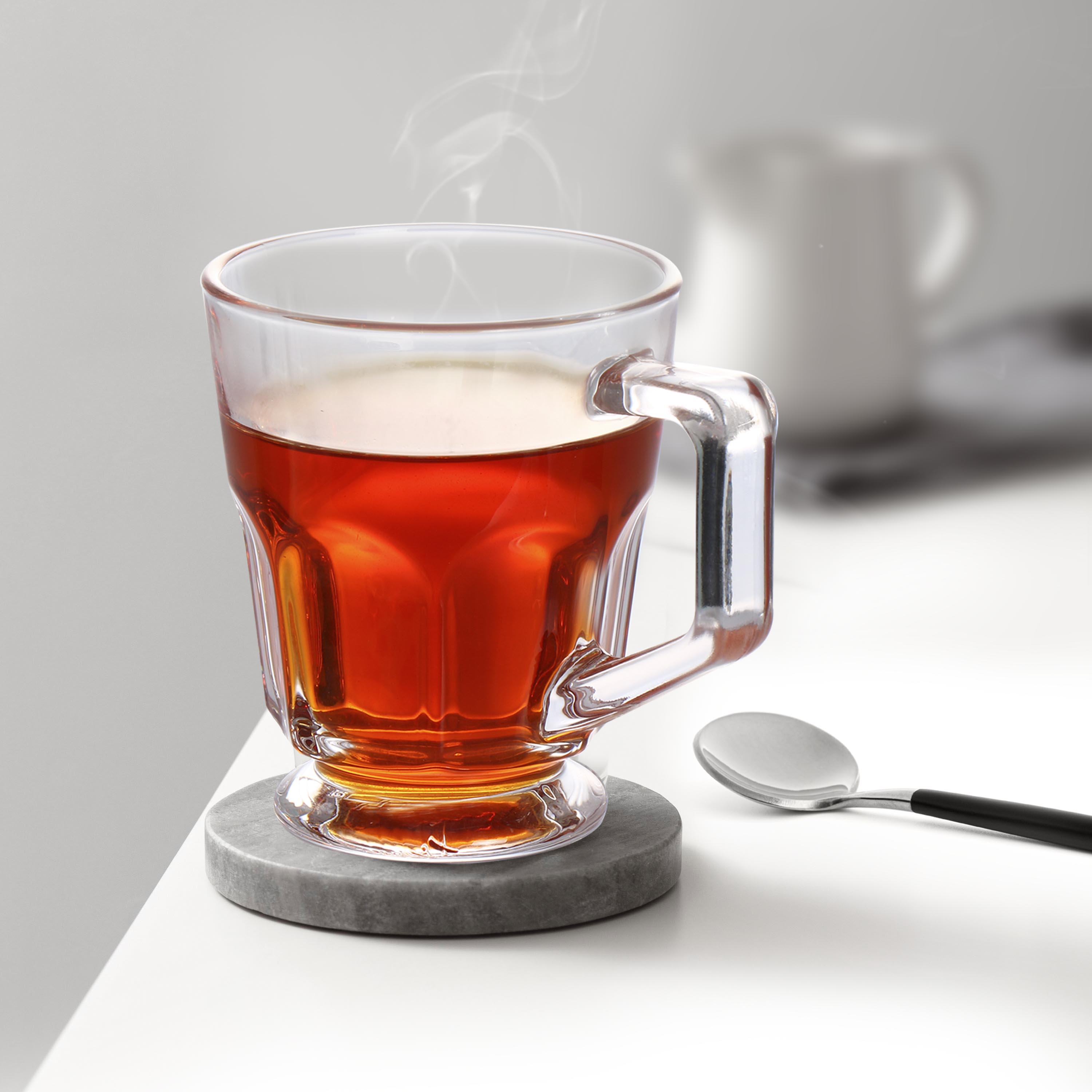 Buy Septum Glass Tea Mug 140ML, 6 PCS Set Online - Treo by Milton