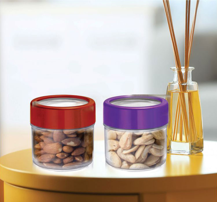 Buy Borosilicate Round Jar with Wooden Lid Online - Treo by Milton