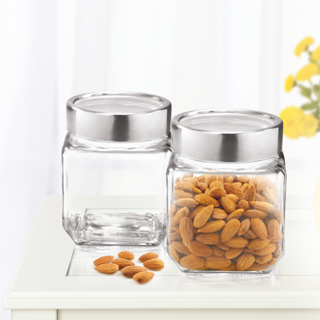 Treo Cube Glass Spice Jar