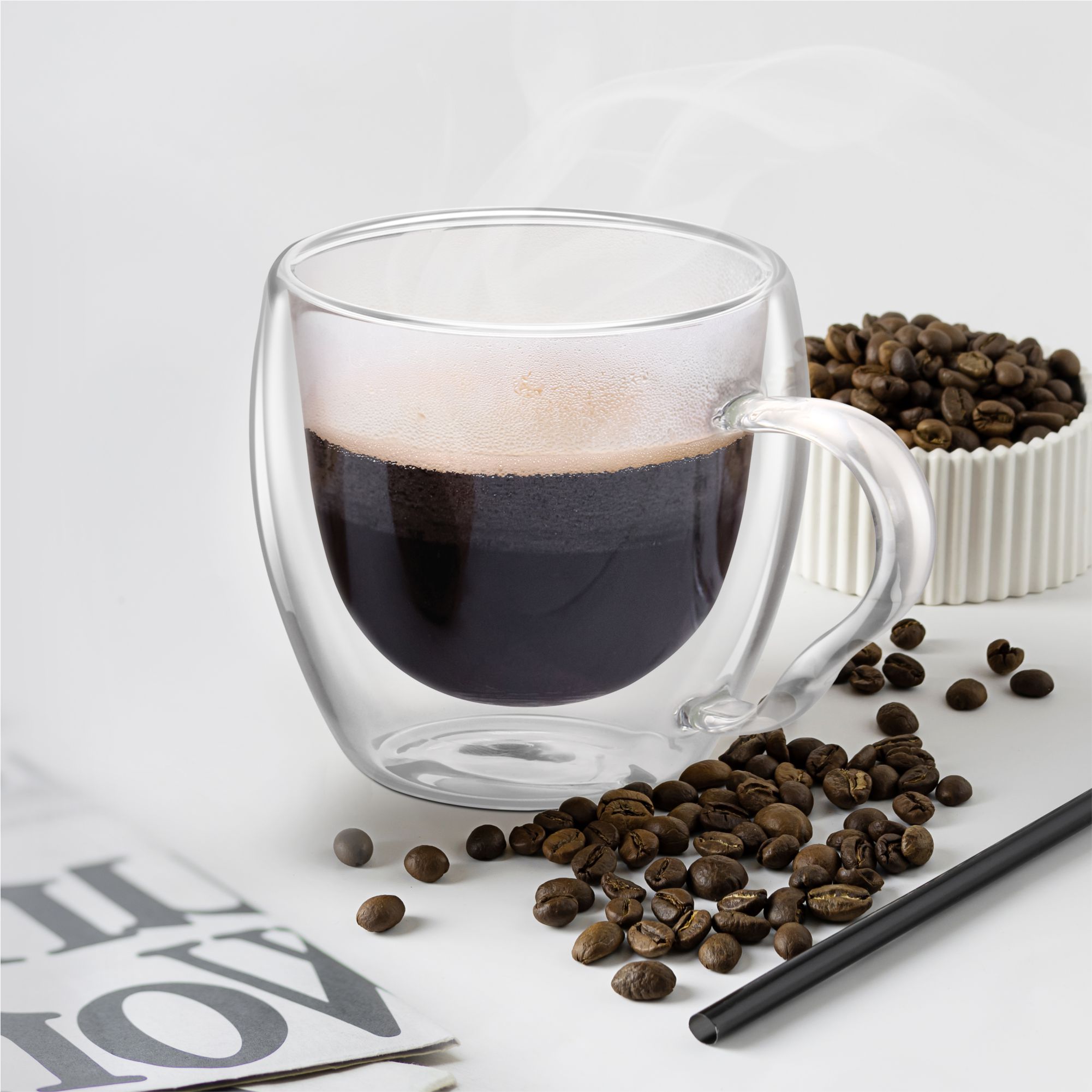 Treo Double Wall Espresso Glass Cup