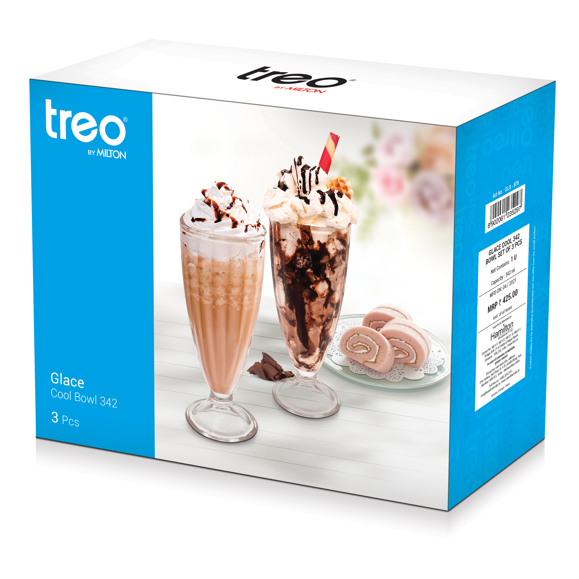 Treo Glace Cool Glass Bowl