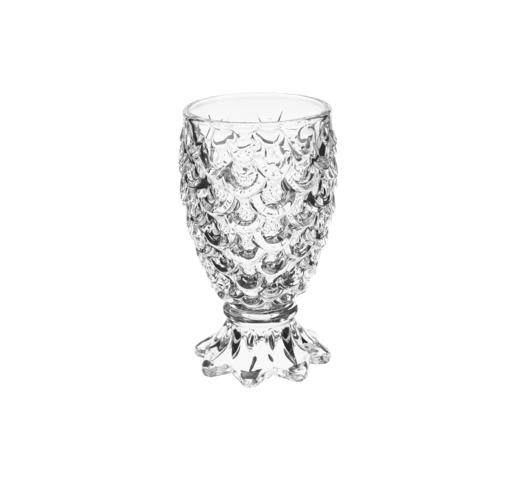 Treo Pineapple Cool Water Glass Tumbler