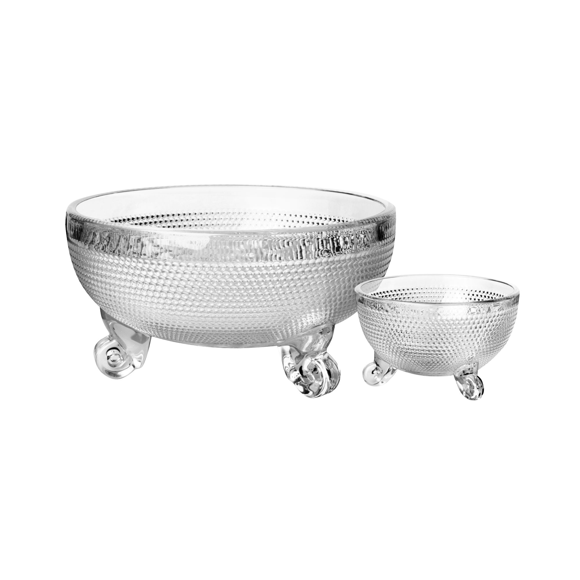 Treo Sparkle Glass Pudding Set