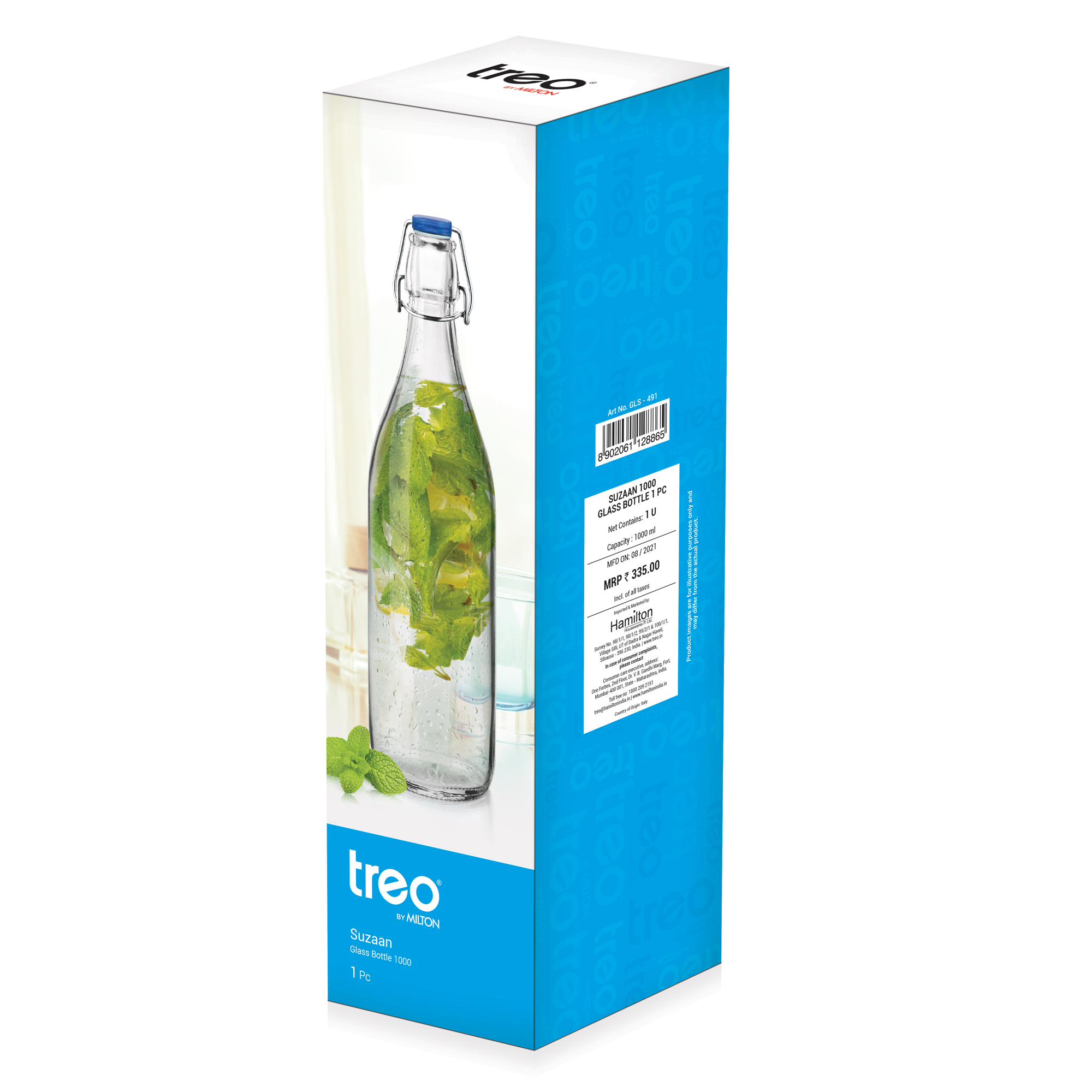 Treo Suzzan Glass Bottle