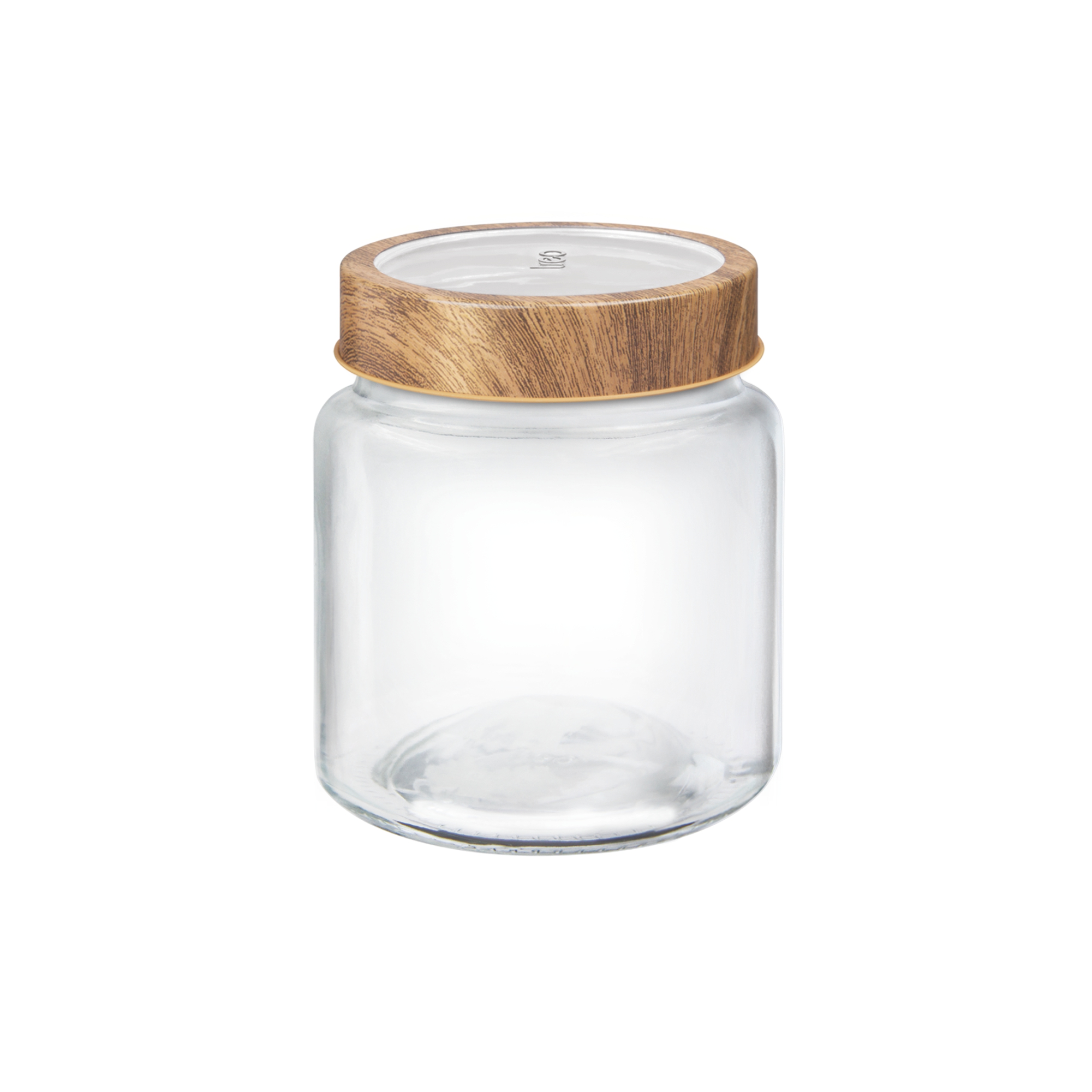 Treo Woody Radius Glass Jar