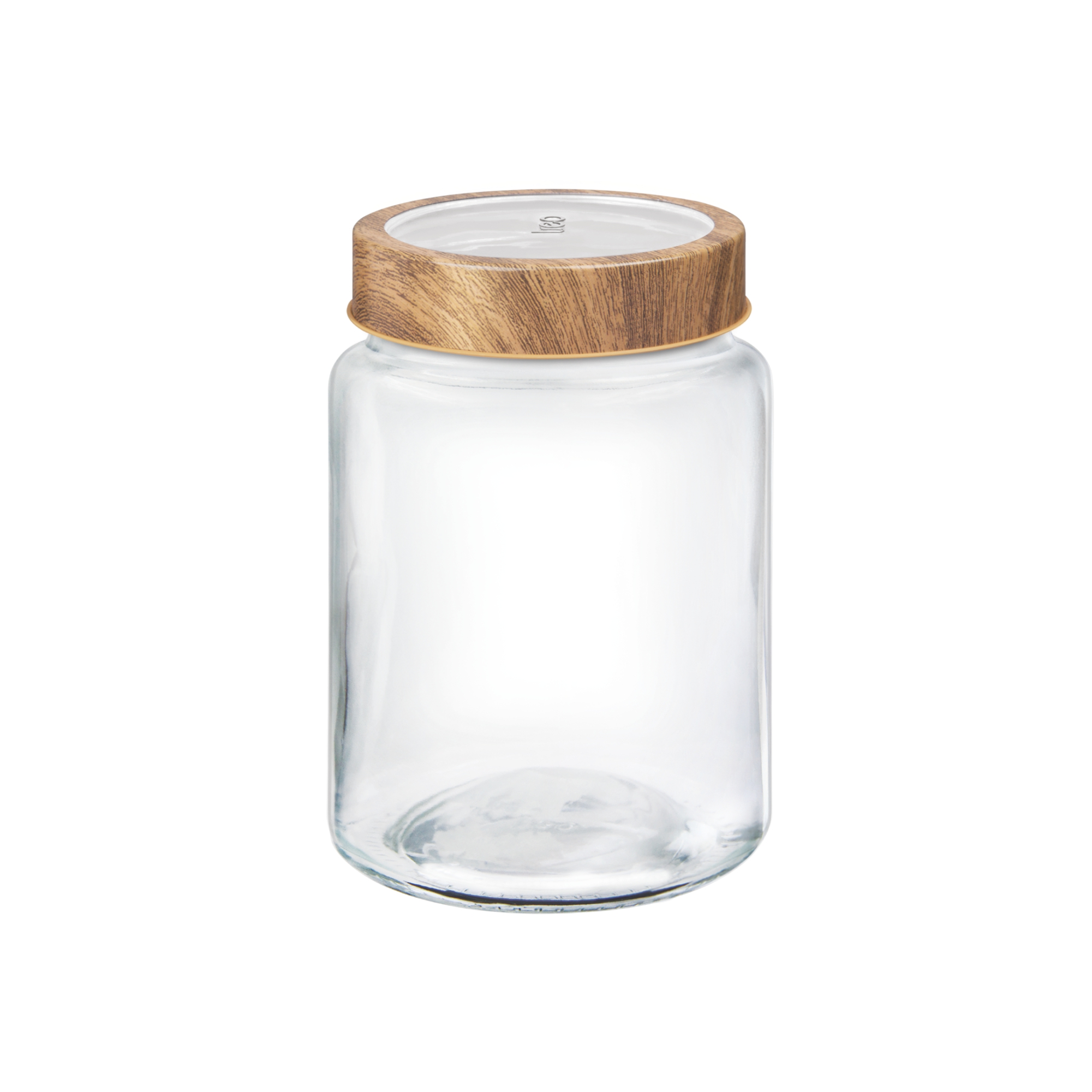 Treo Woody Radius Glass Jar
