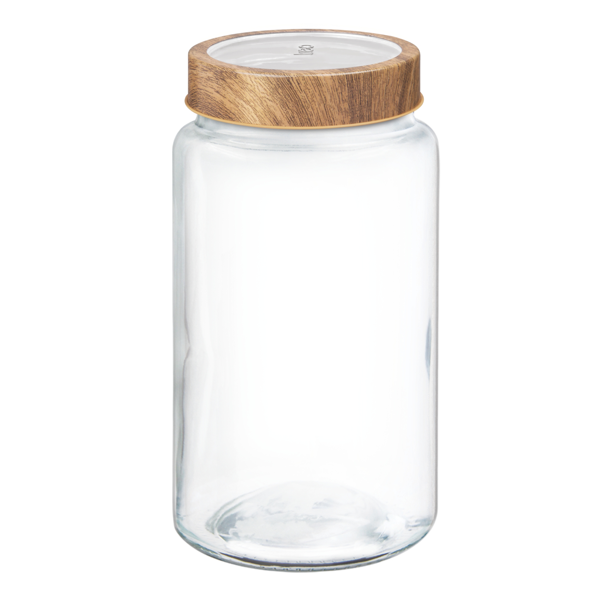 Treo Woody Radius Glass Jar
