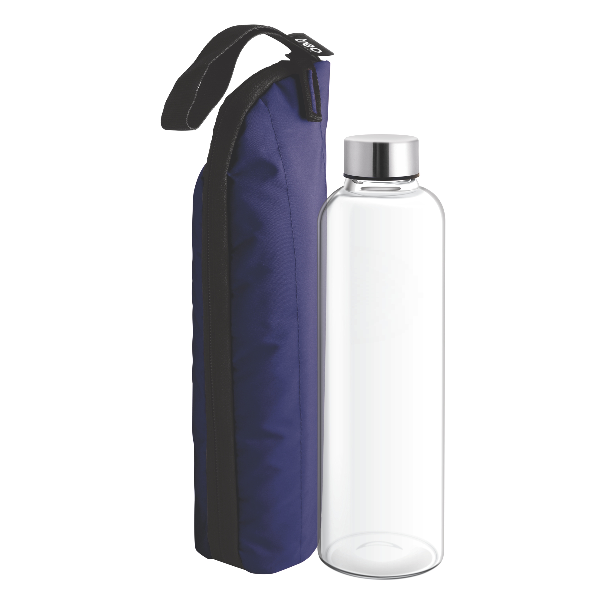 Treo Swag Borosilicate Glass Bottle With Protective Case