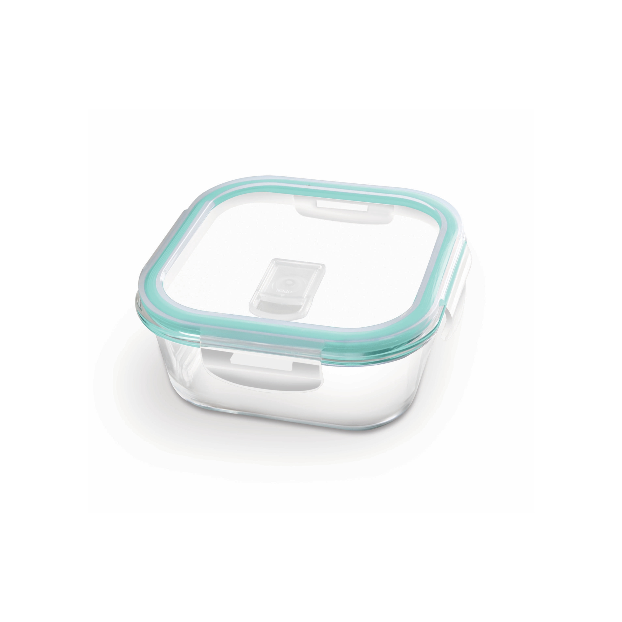 Treo Borosilicate Clip Fresh Square Glass Containers