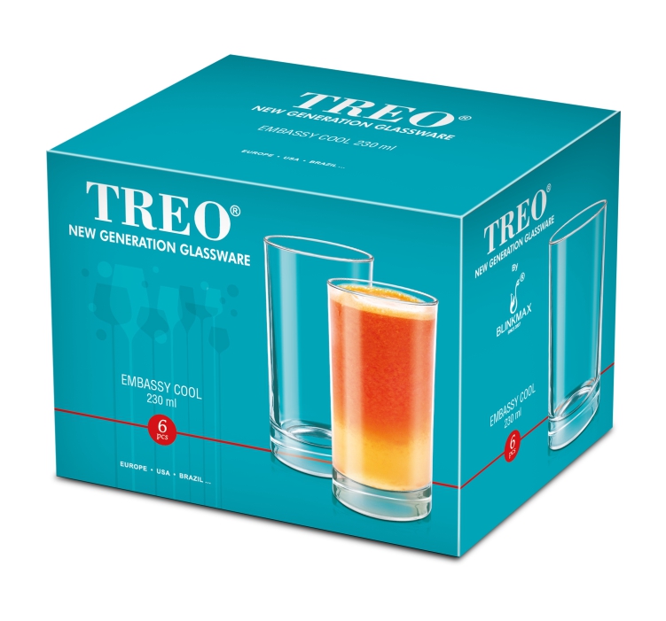 Treo Embassy Cool Glass Tumbler Set