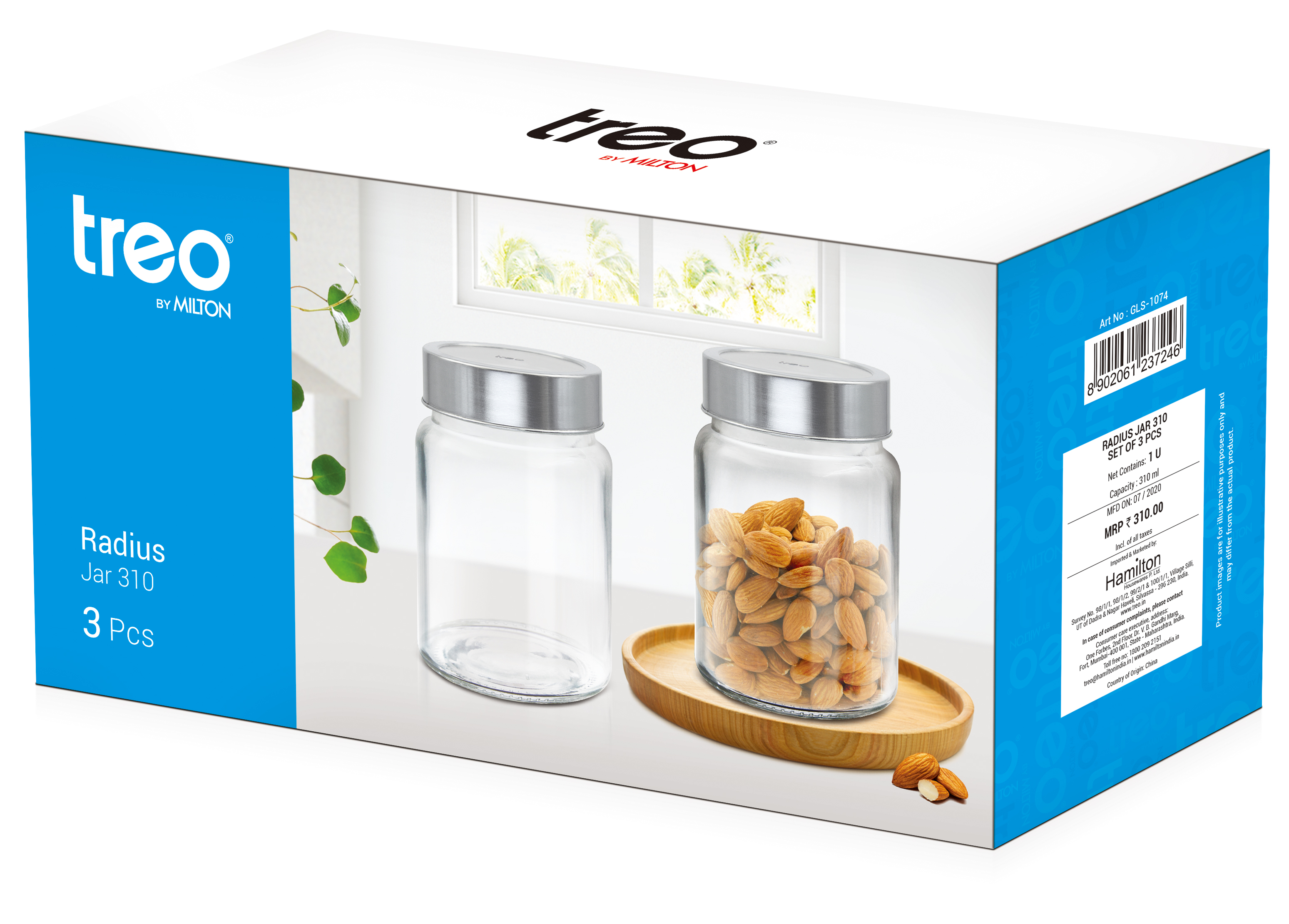 Treo Radius Glass Jar