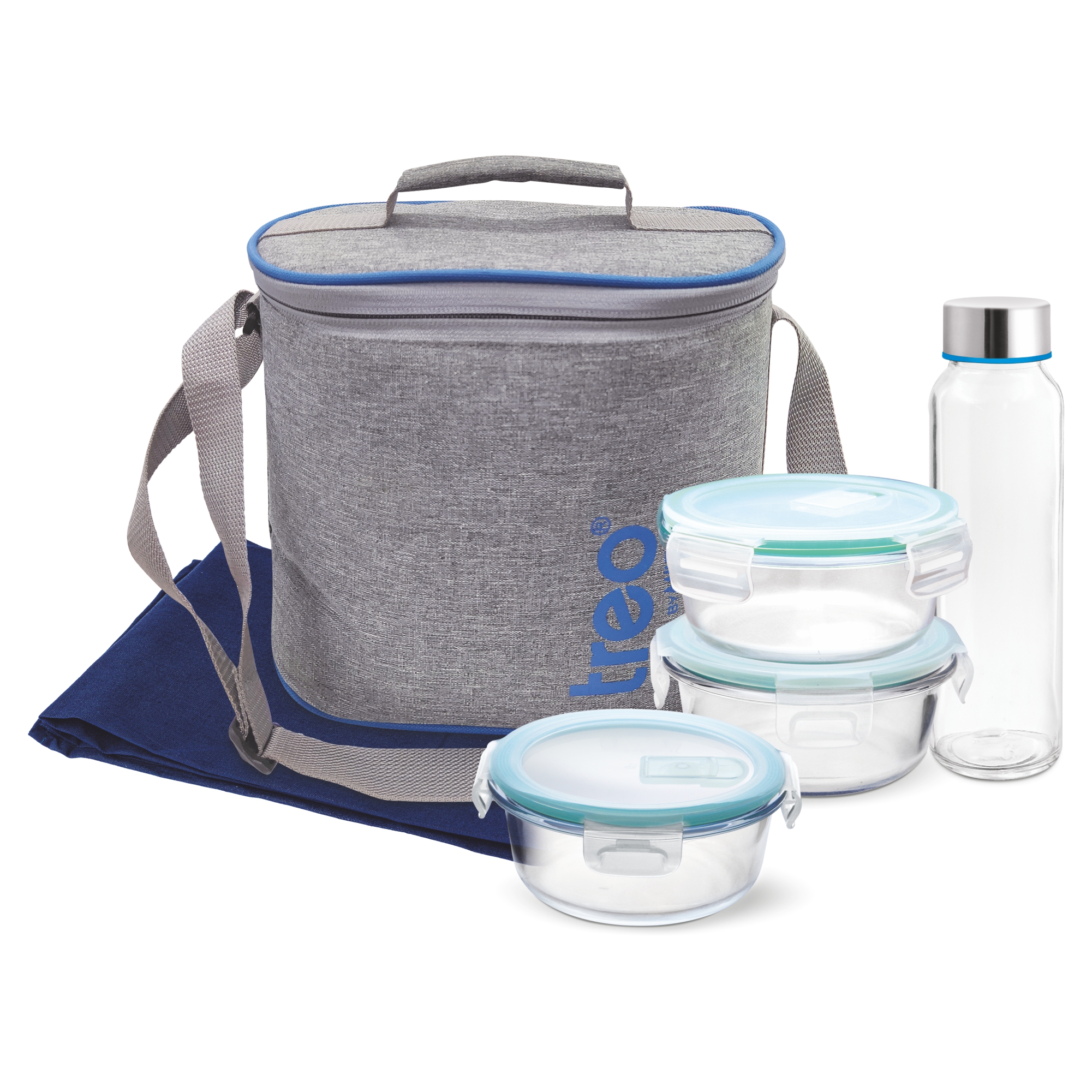 Treo Borosilicate All Fresh Premier Glass Lunch Box