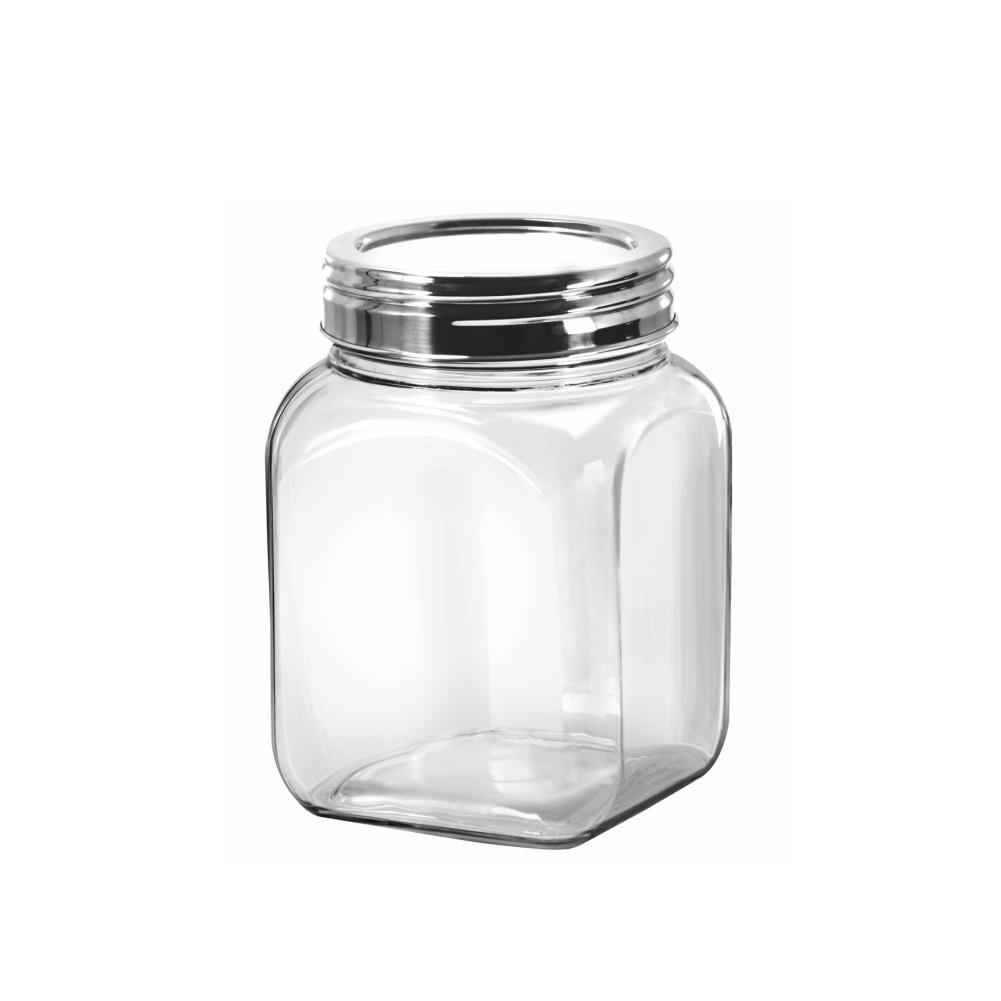  Treo Square Glass Jars