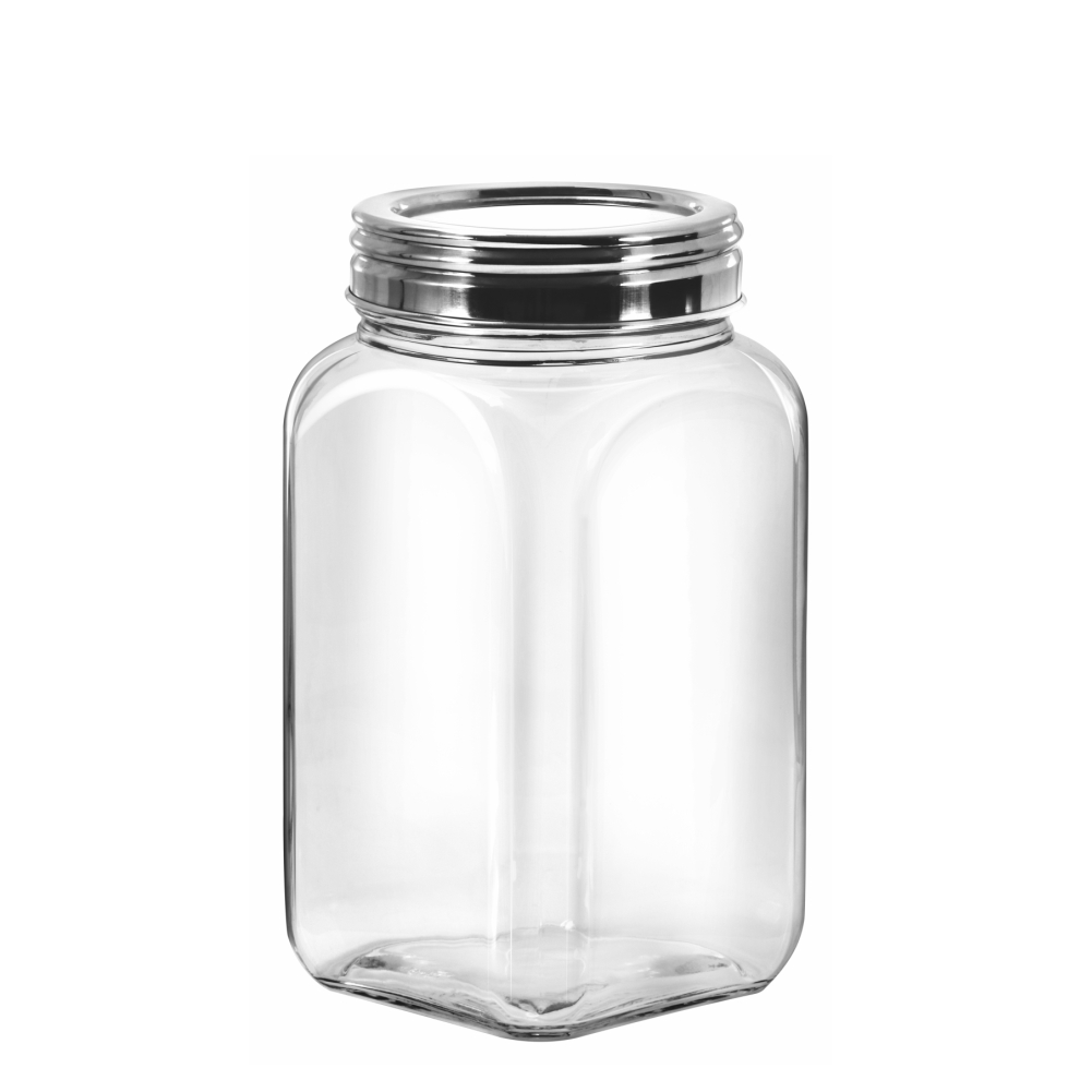  Treo Square Glass Jars