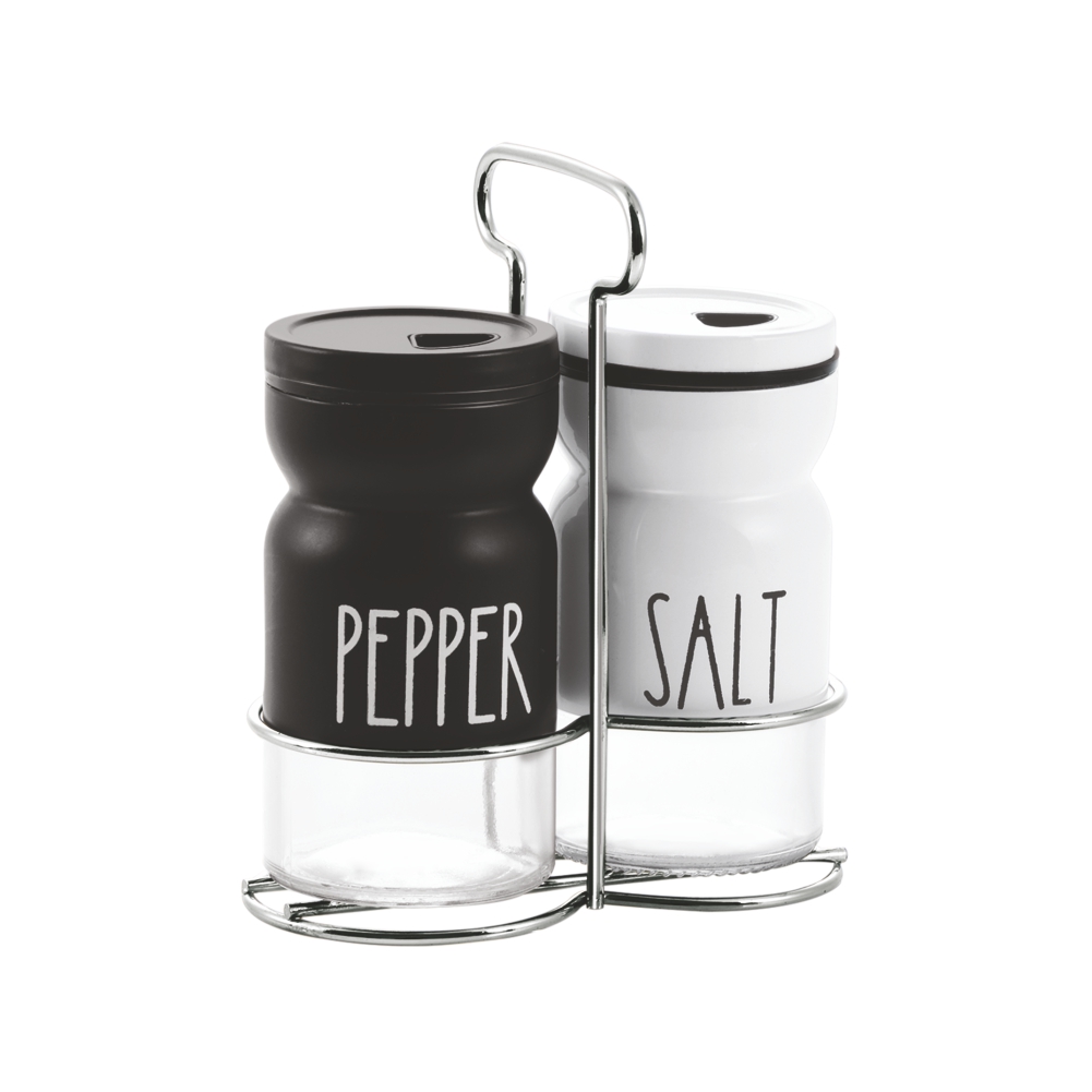 Treo Zesty Salt And Pepper Set With Stand