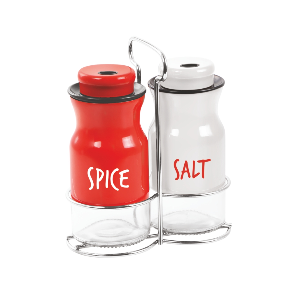Treo Zingy Salt And Spice Set With Stand