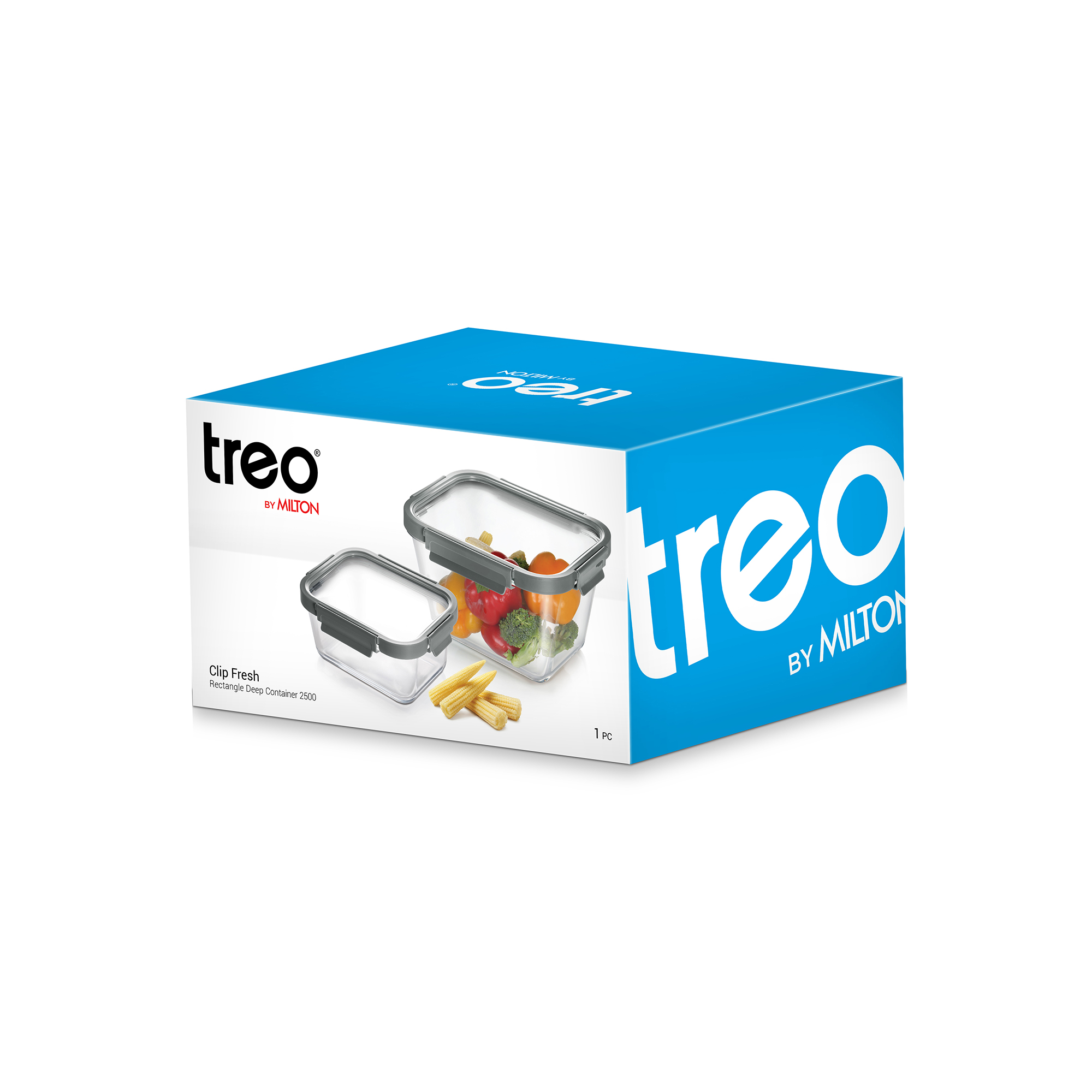 Treo Clip Fresh Rectangular Deep Container