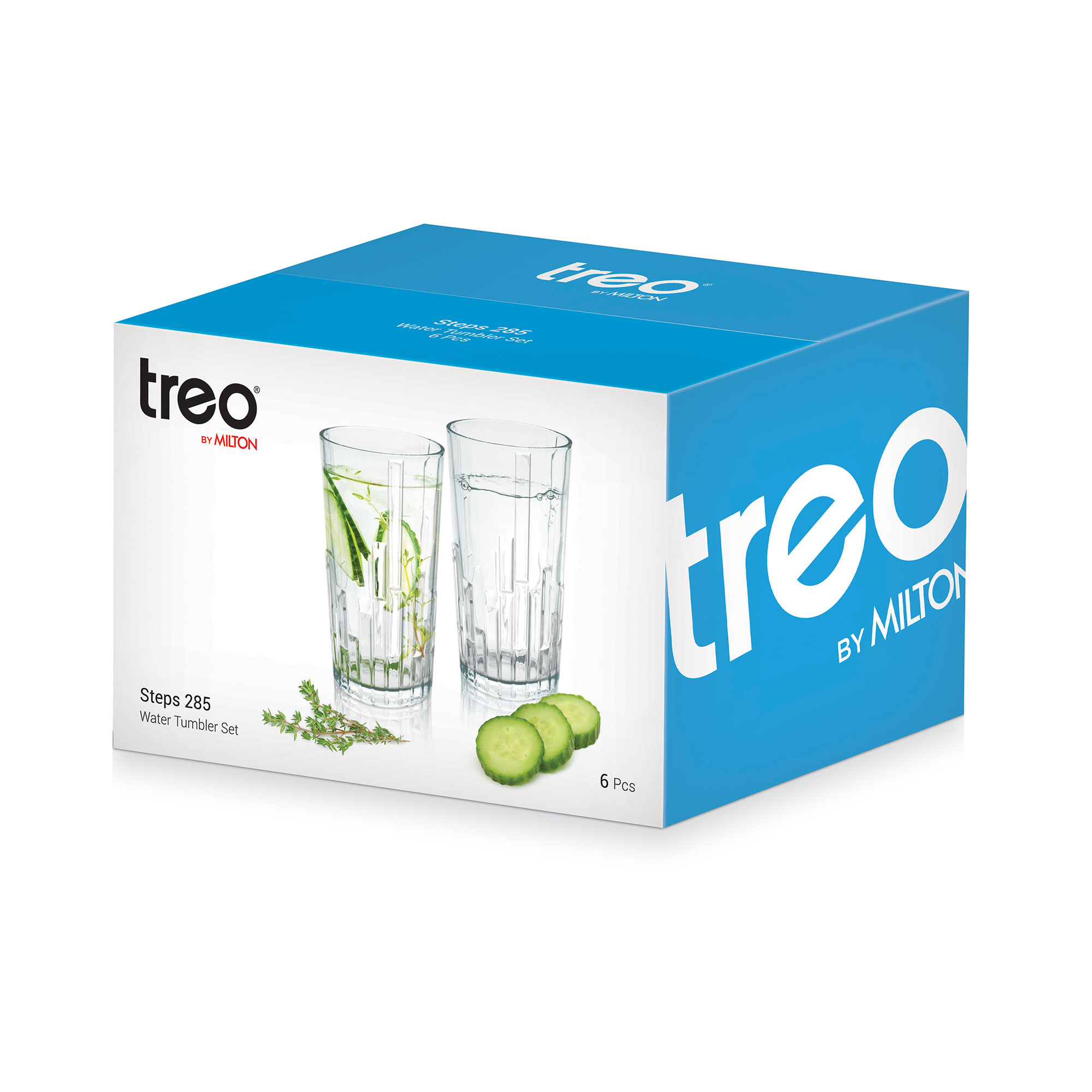 Treo Steps Water Glass Tumbler