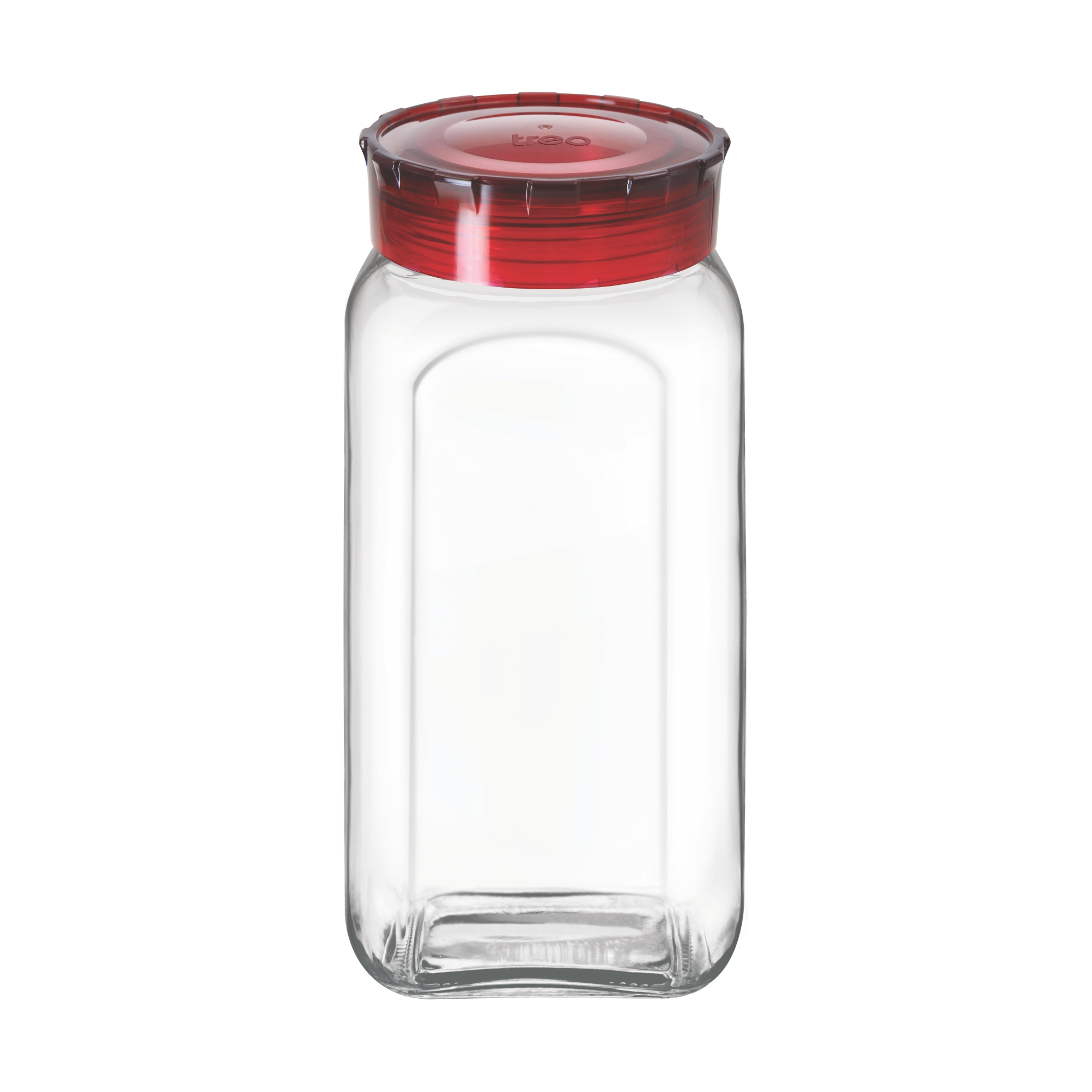 Treo Square Glass Pickle Jar