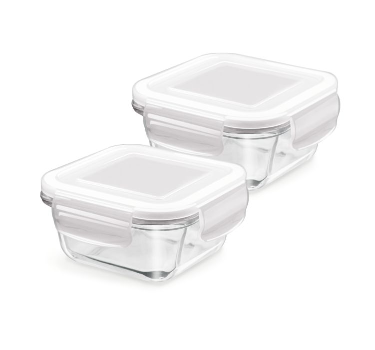 Treo Store Fresh Square Glass Container