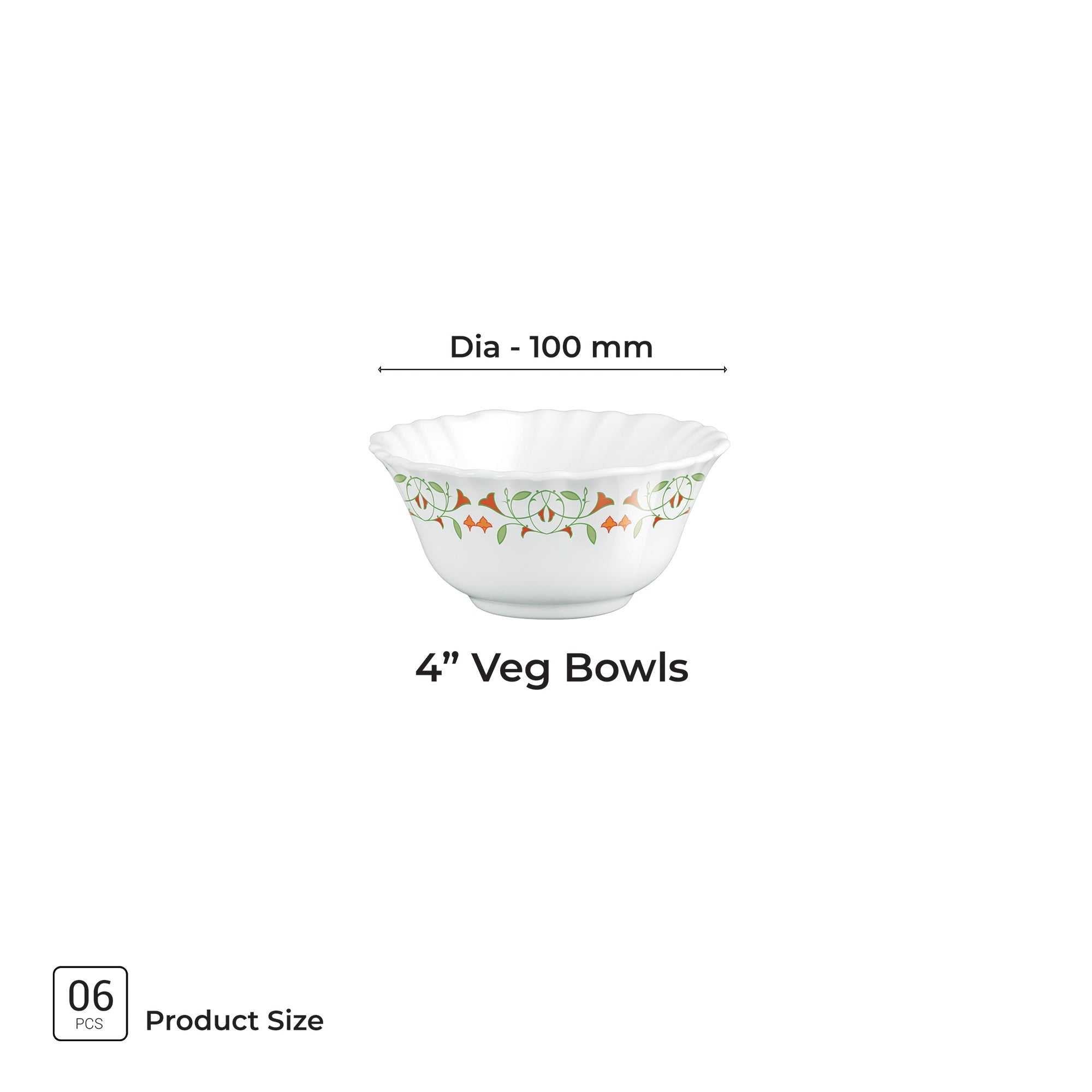 Aurelia Collection 6 Pcs Bowl Set - MEENA