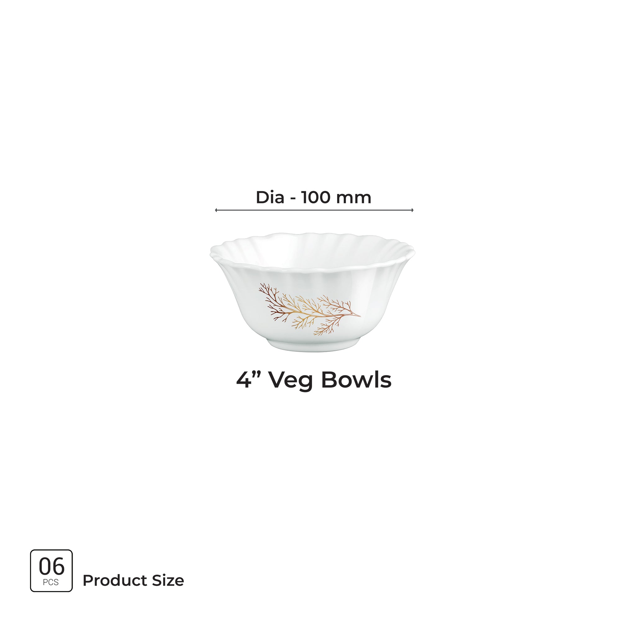 Aurelia Collection 6 Pcs Bowl Set - SILVIA