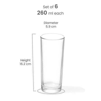 Embassy Cool Glass Tumbler (Treo by Milton)