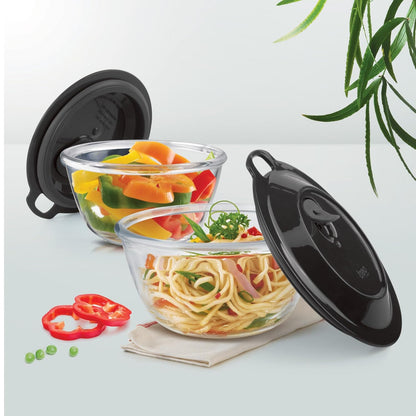 Mixing Bowl 3pc Set With Eazy Lid (Treo by Milton)