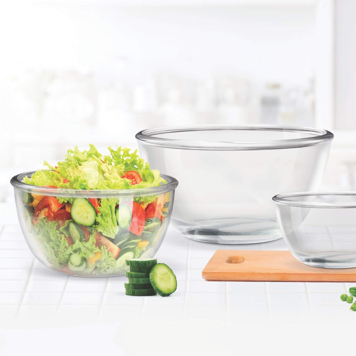 Mixing Bowl 3 pcs Set Without Lid (Treo by Milton)